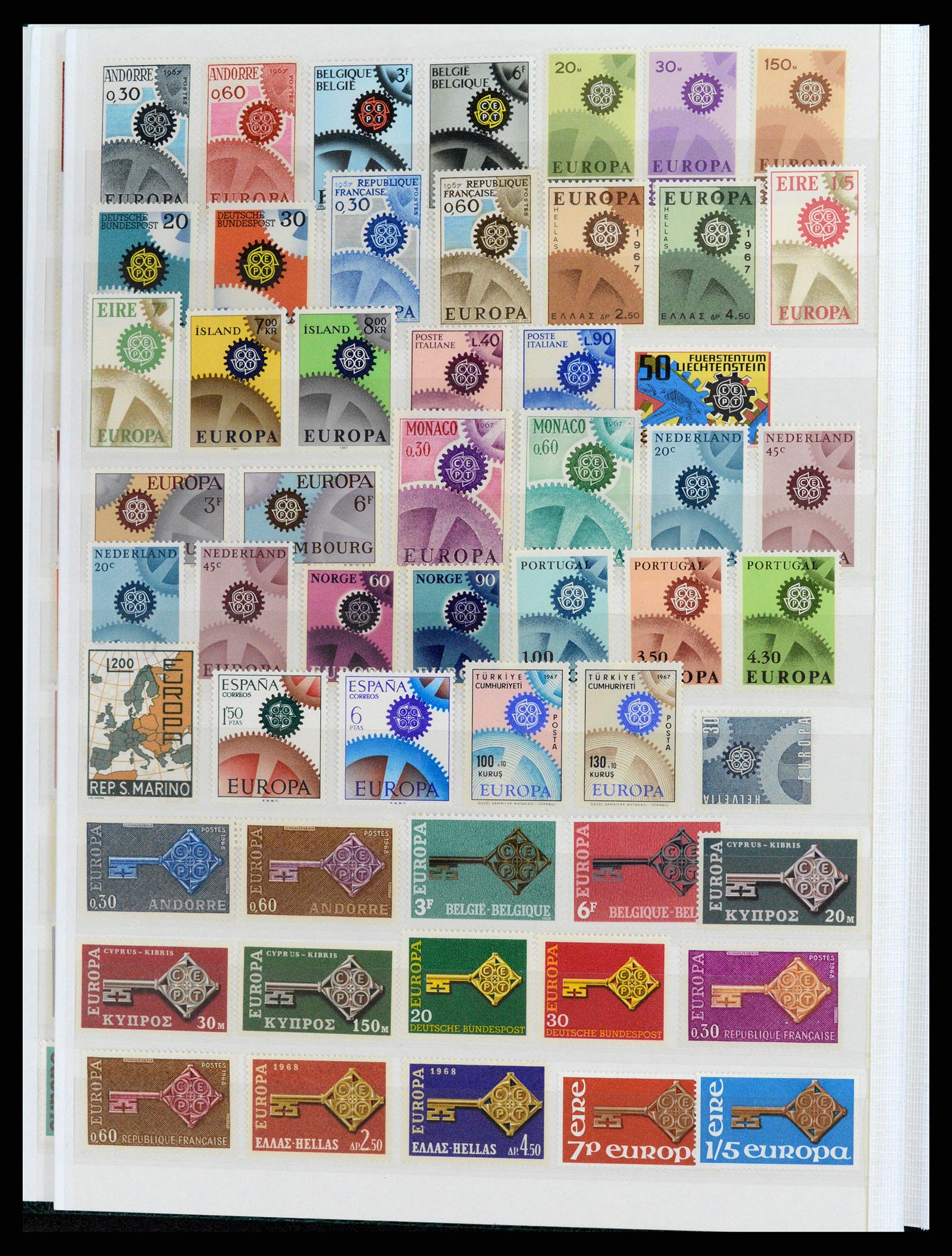 37464 008 - Stamp collection 37464 Europa CEPT 1956-2011.