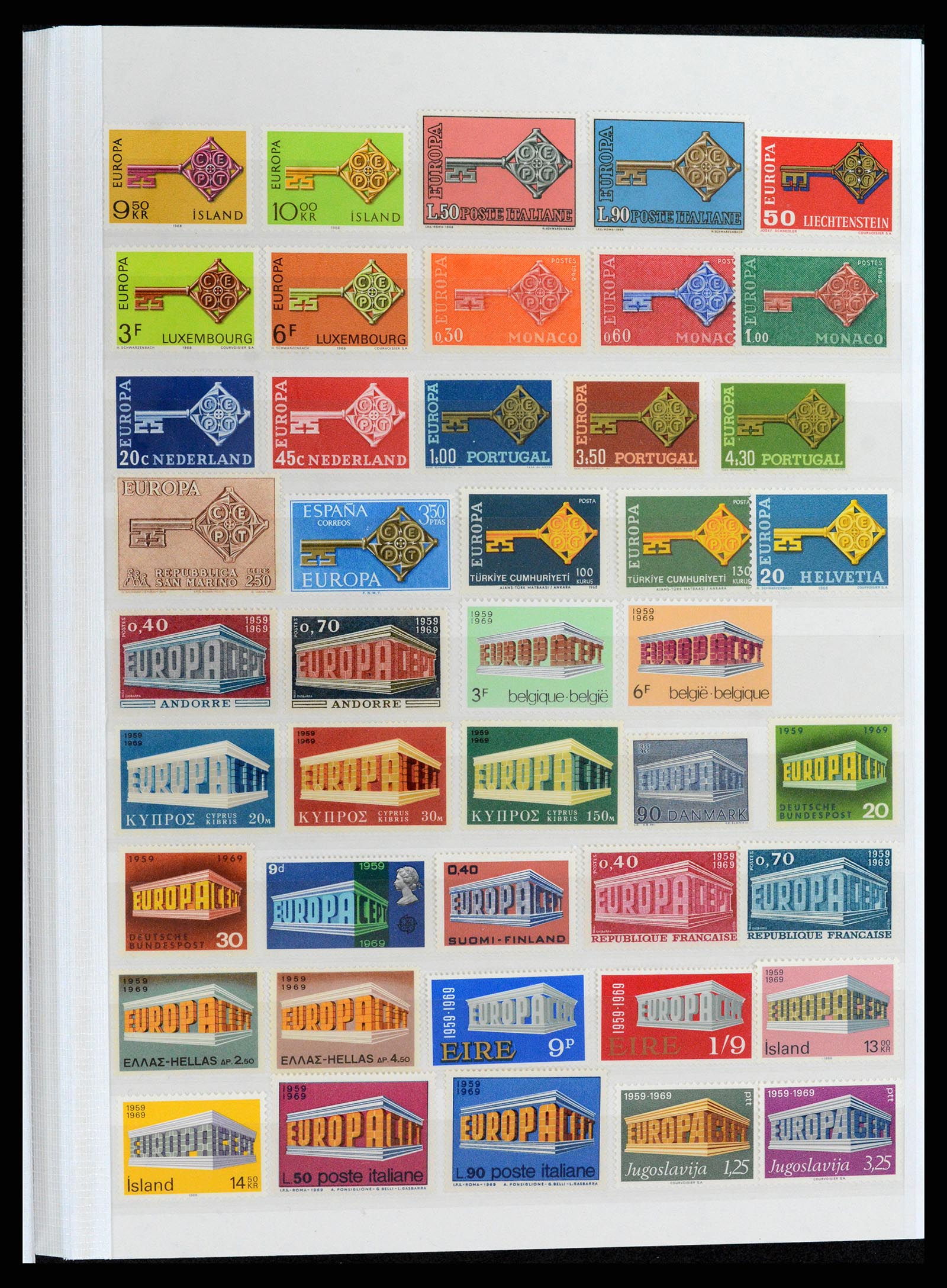 37464 009 - Postzegelverzameling 37464 Europa CEPT 1956-2011.