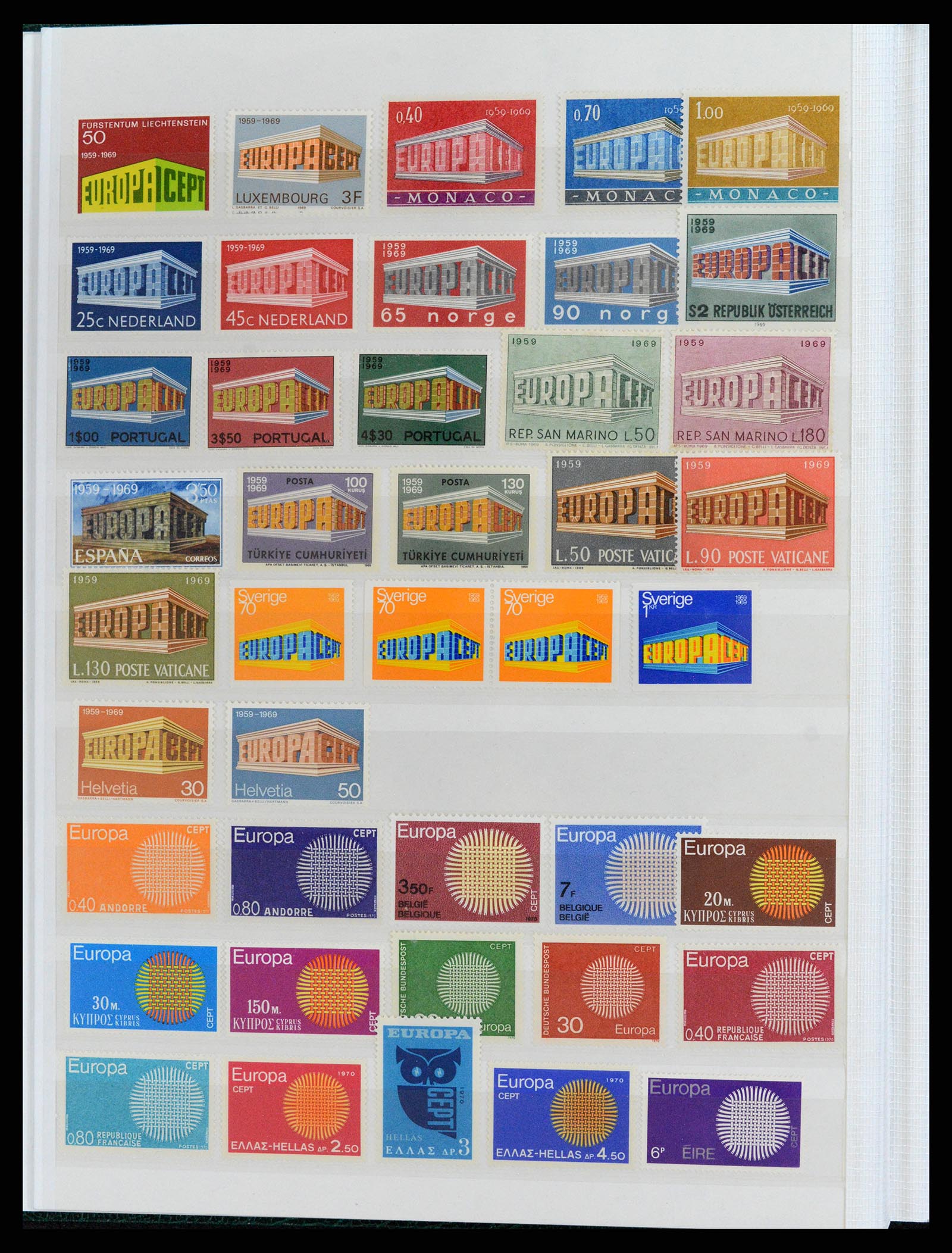 37464 010 - Postzegelverzameling 37464 Europa CEPT 1956-2011.