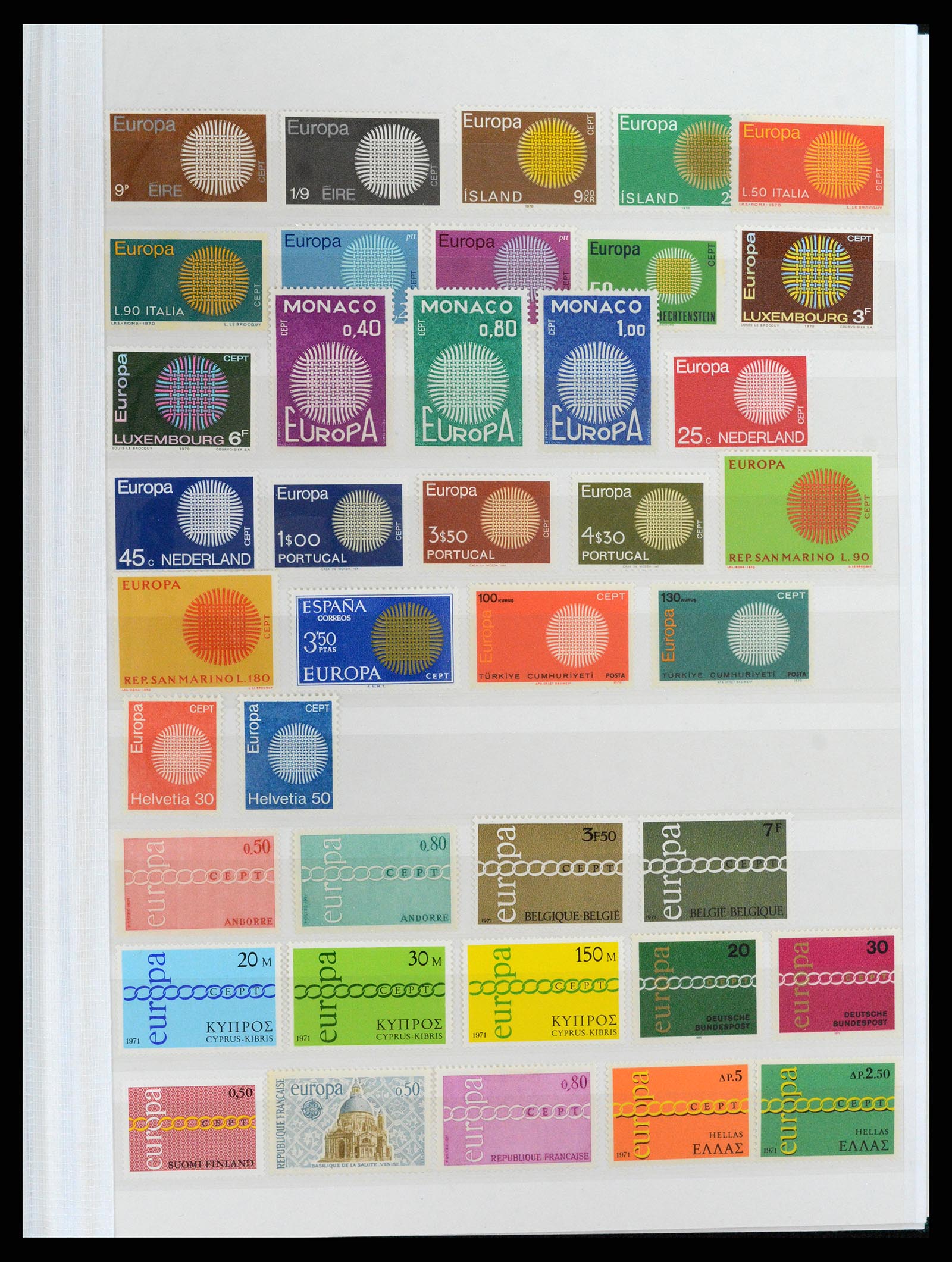 37464 011 - Postzegelverzameling 37464 Europa CEPT 1956-2011.