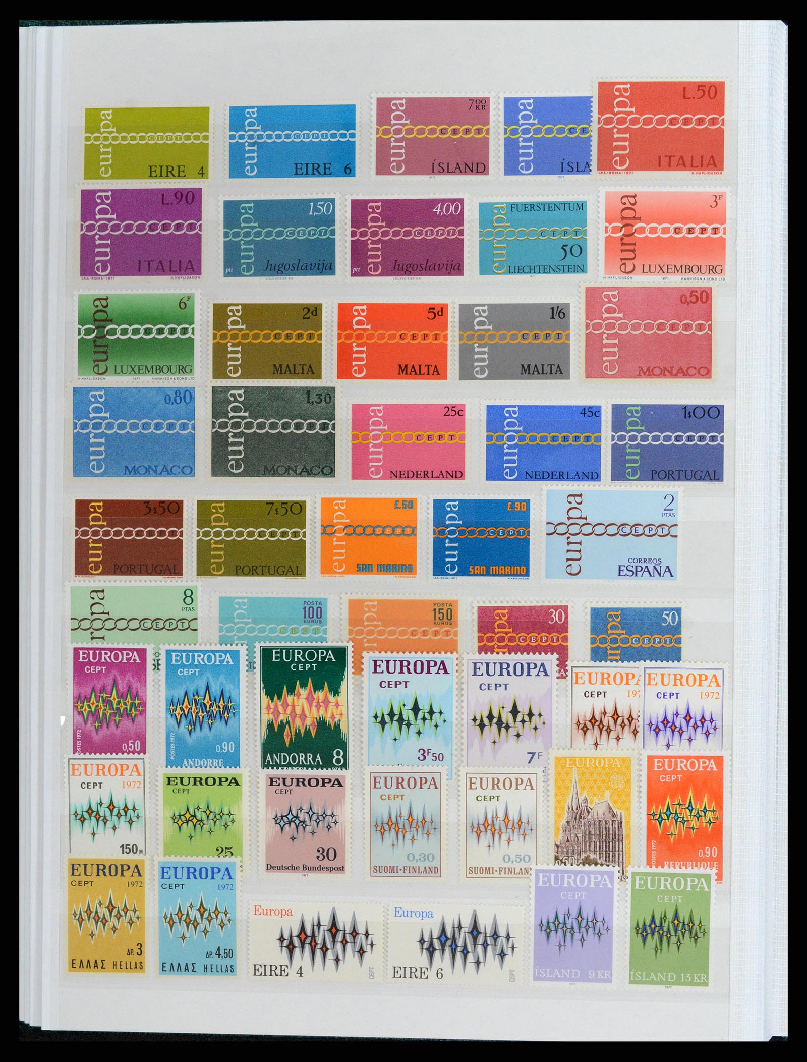 37464 012 - Postzegelverzameling 37464 Europa CEPT 1956-2011.