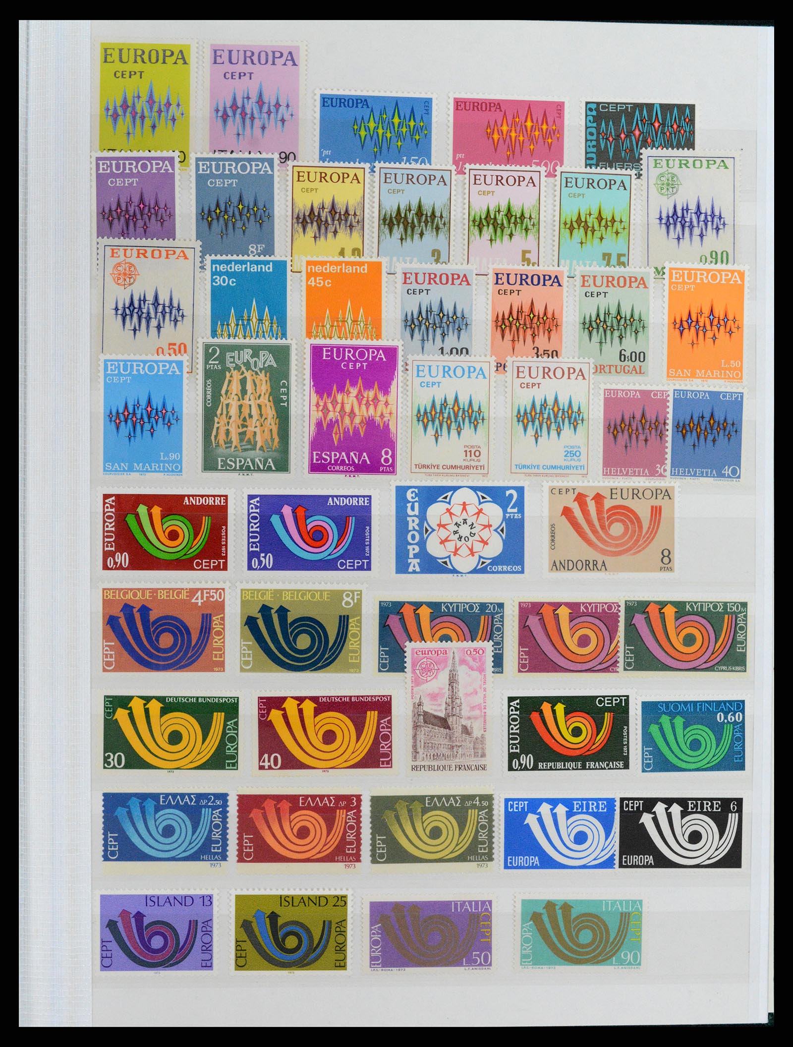 37464 013 - Postzegelverzameling 37464 Europa CEPT 1956-2011.