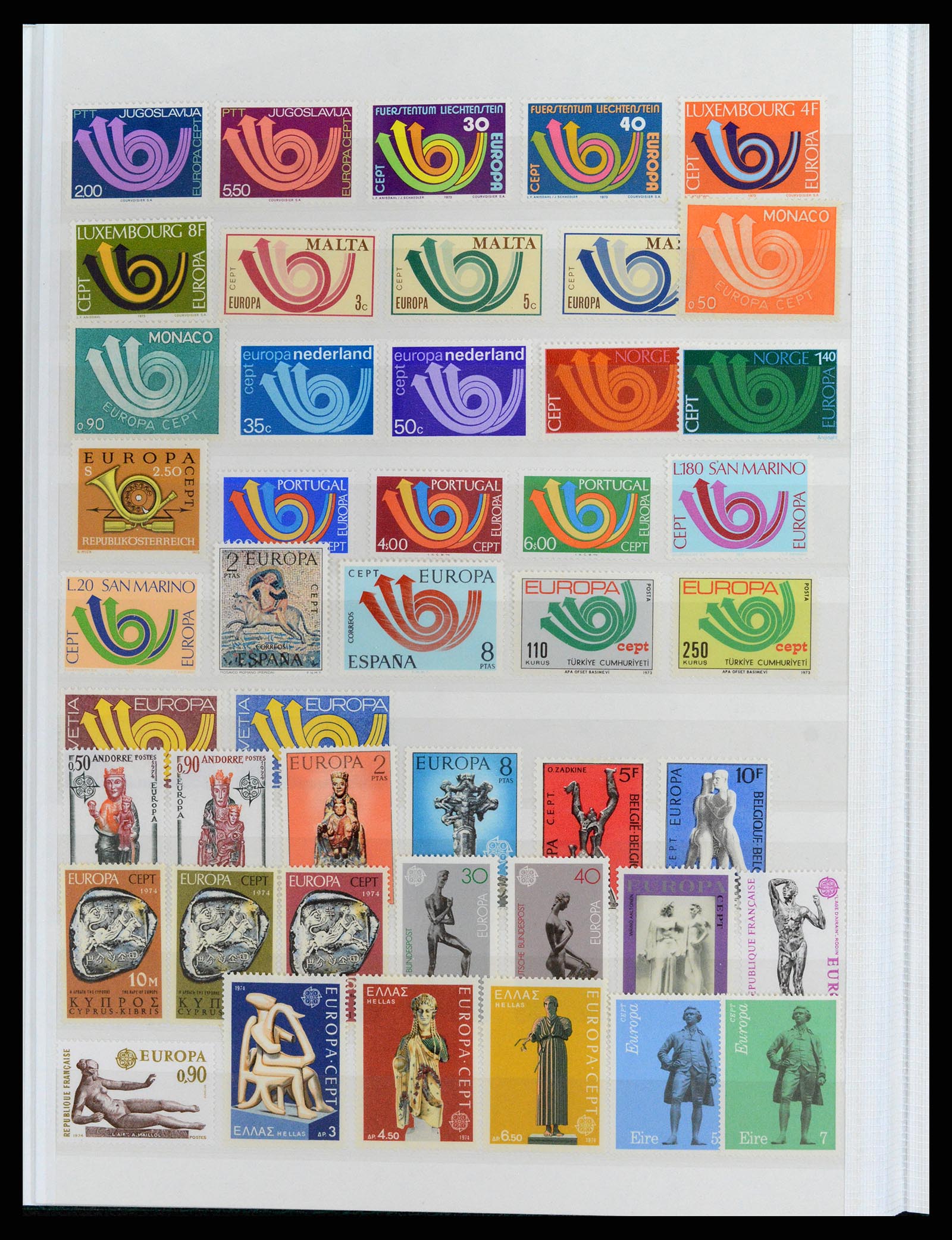 37464 014 - Postzegelverzameling 37464 Europa CEPT 1956-2011.