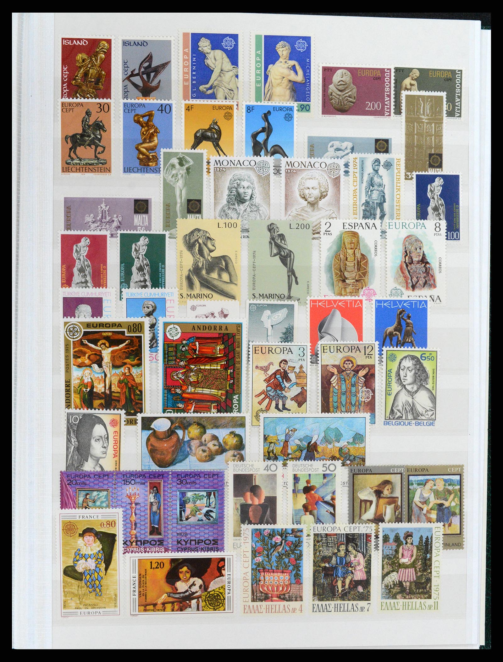 37464 015 - Postzegelverzameling 37464 Europa CEPT 1956-2011.