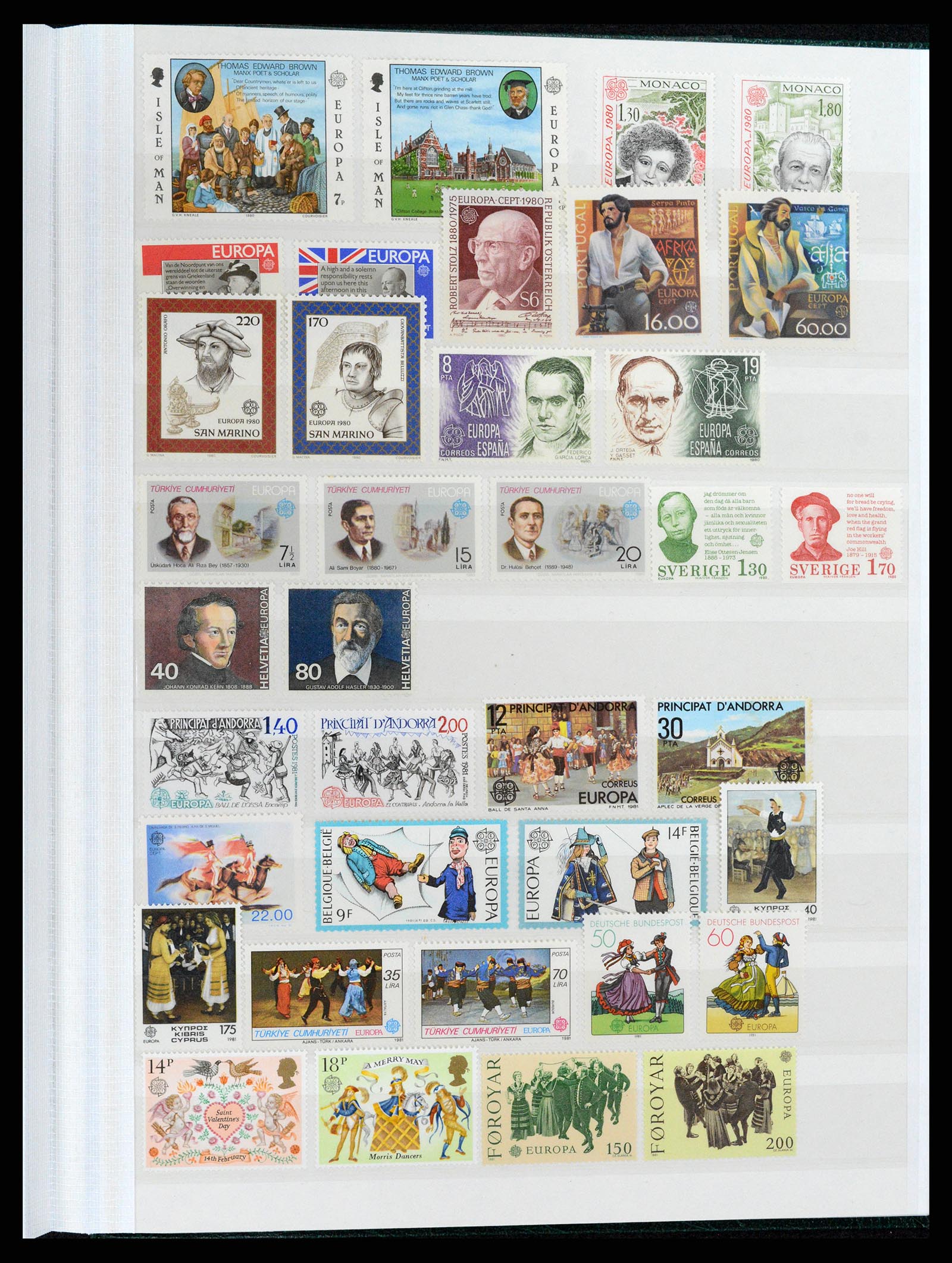 37464 023 - Postzegelverzameling 37464 Europa CEPT 1956-2011.