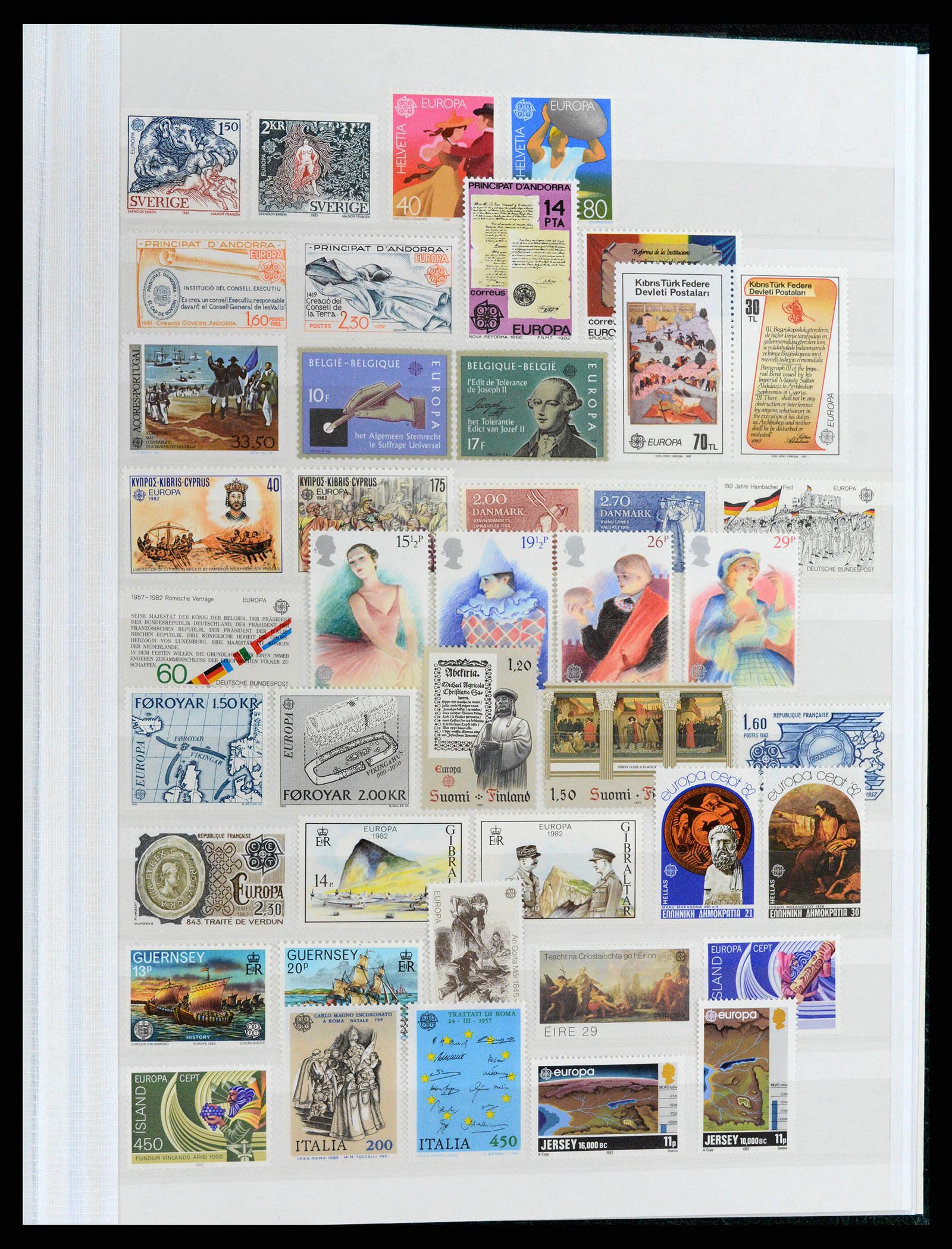 37464 025 - Postzegelverzameling 37464 Europa CEPT 1956-2011.
