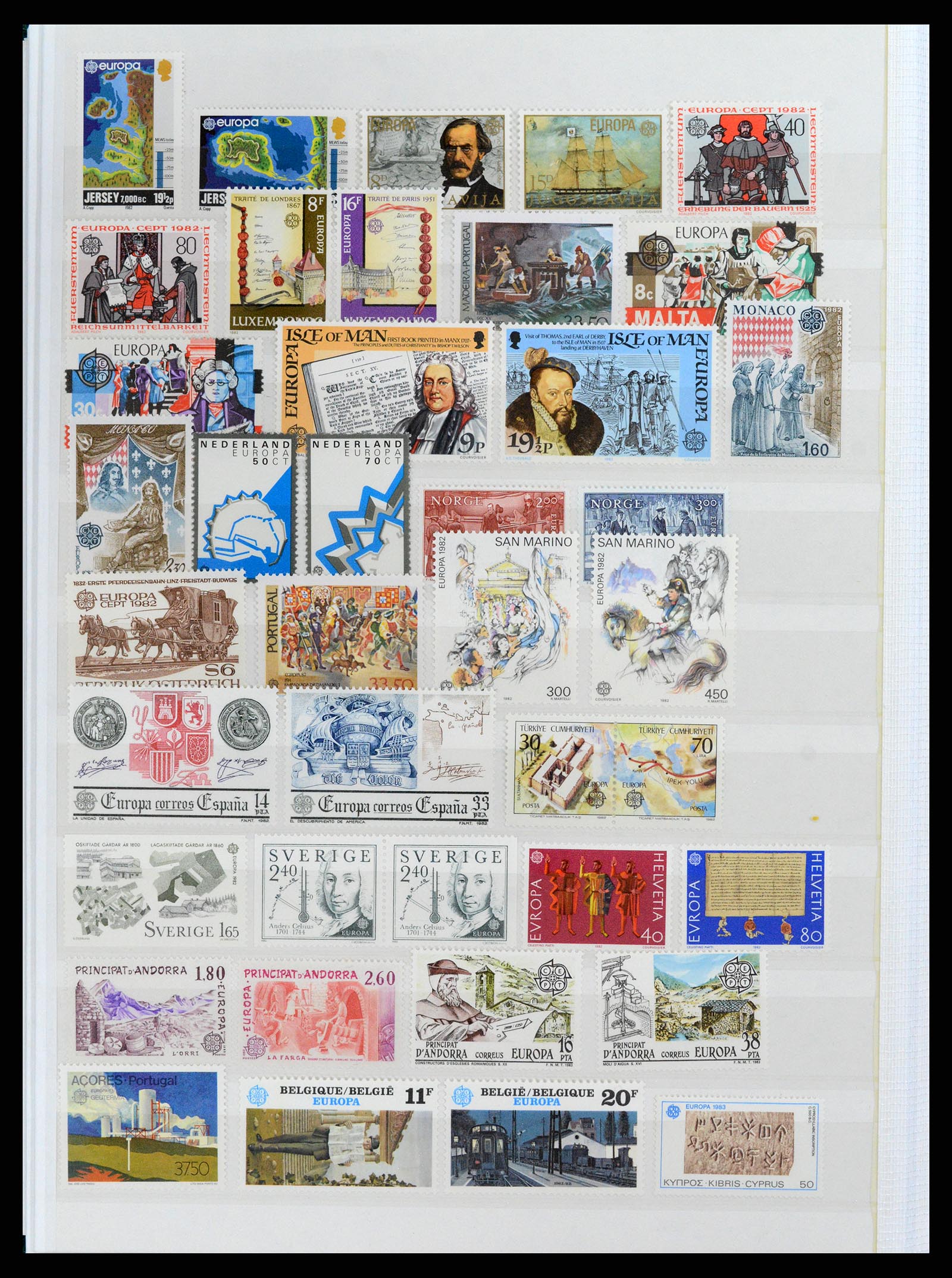 37464 027 - Postzegelverzameling 37464 Europa CEPT 1956-2011.