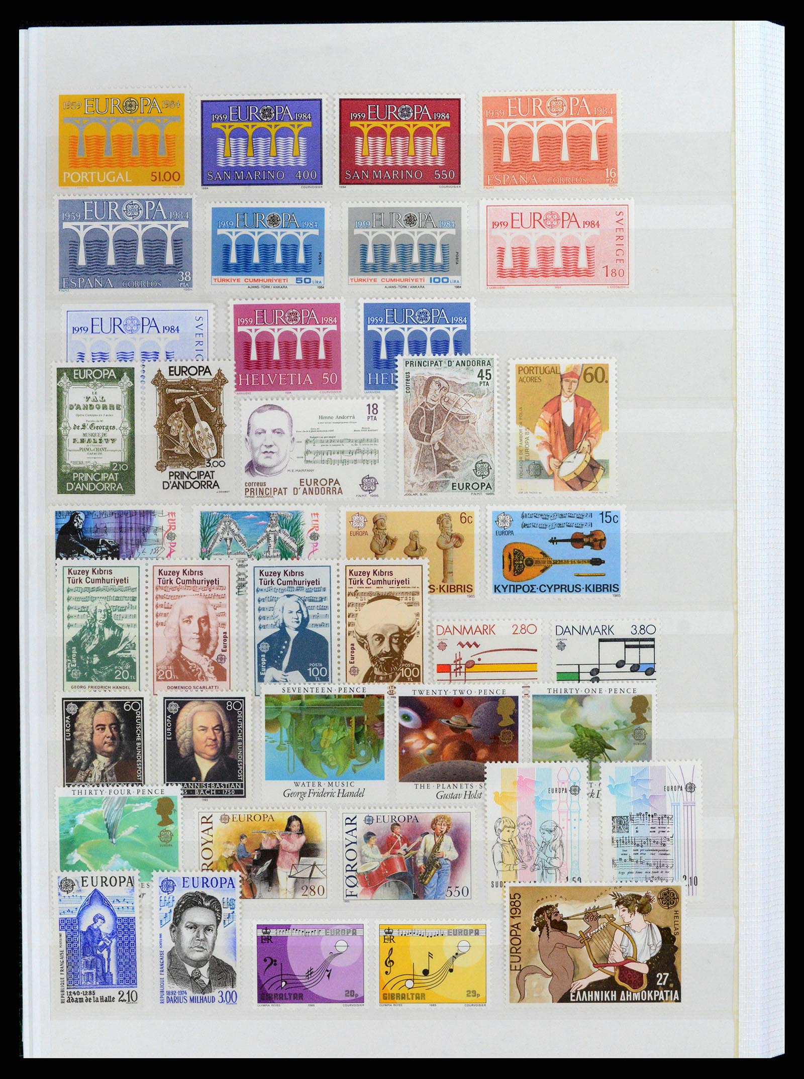 37464 030 - Postzegelverzameling 37464 Europa CEPT 1956-2011.
