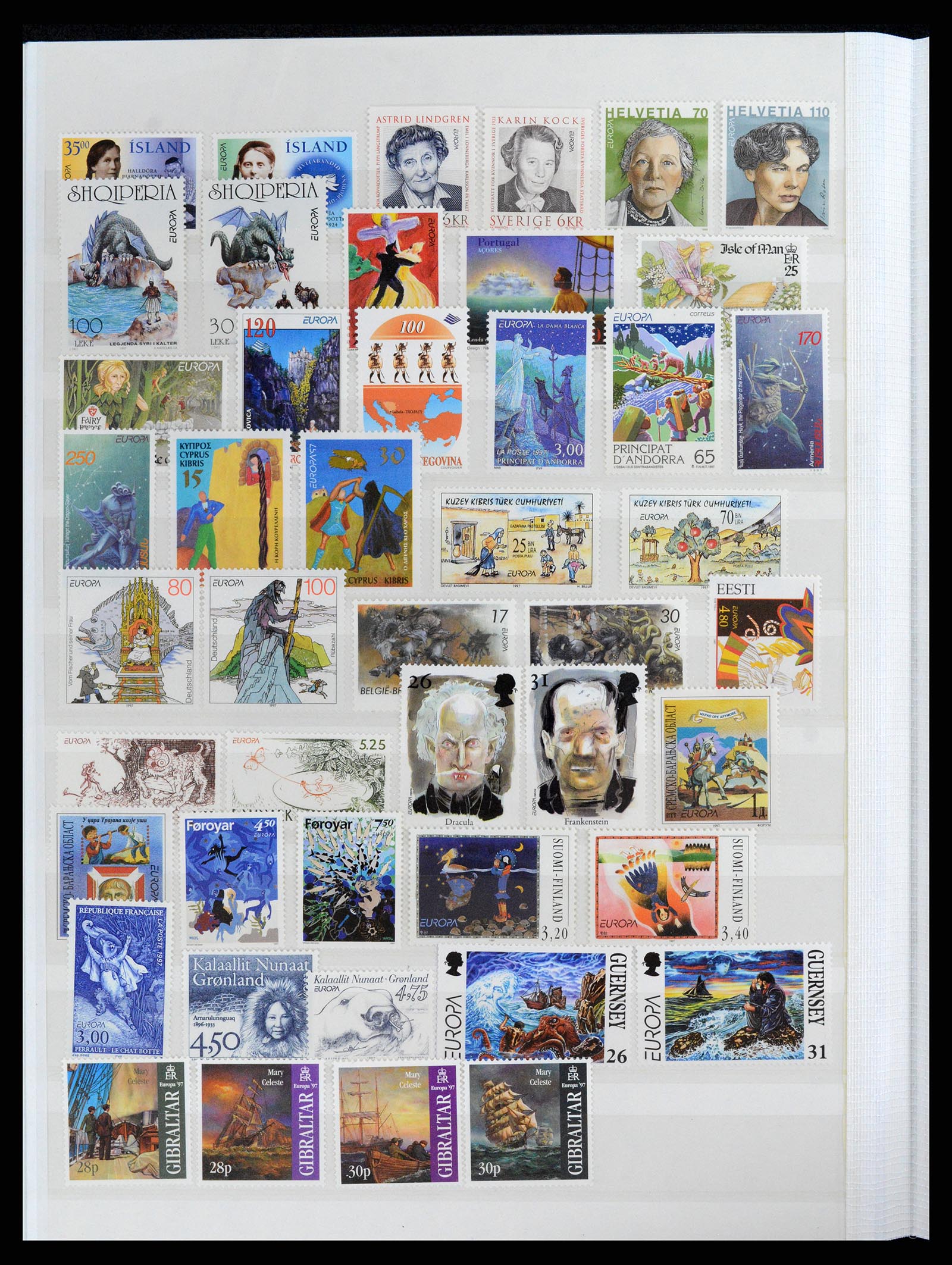 37464 057 - Postzegelverzameling 37464 Europa CEPT 1956-2011.