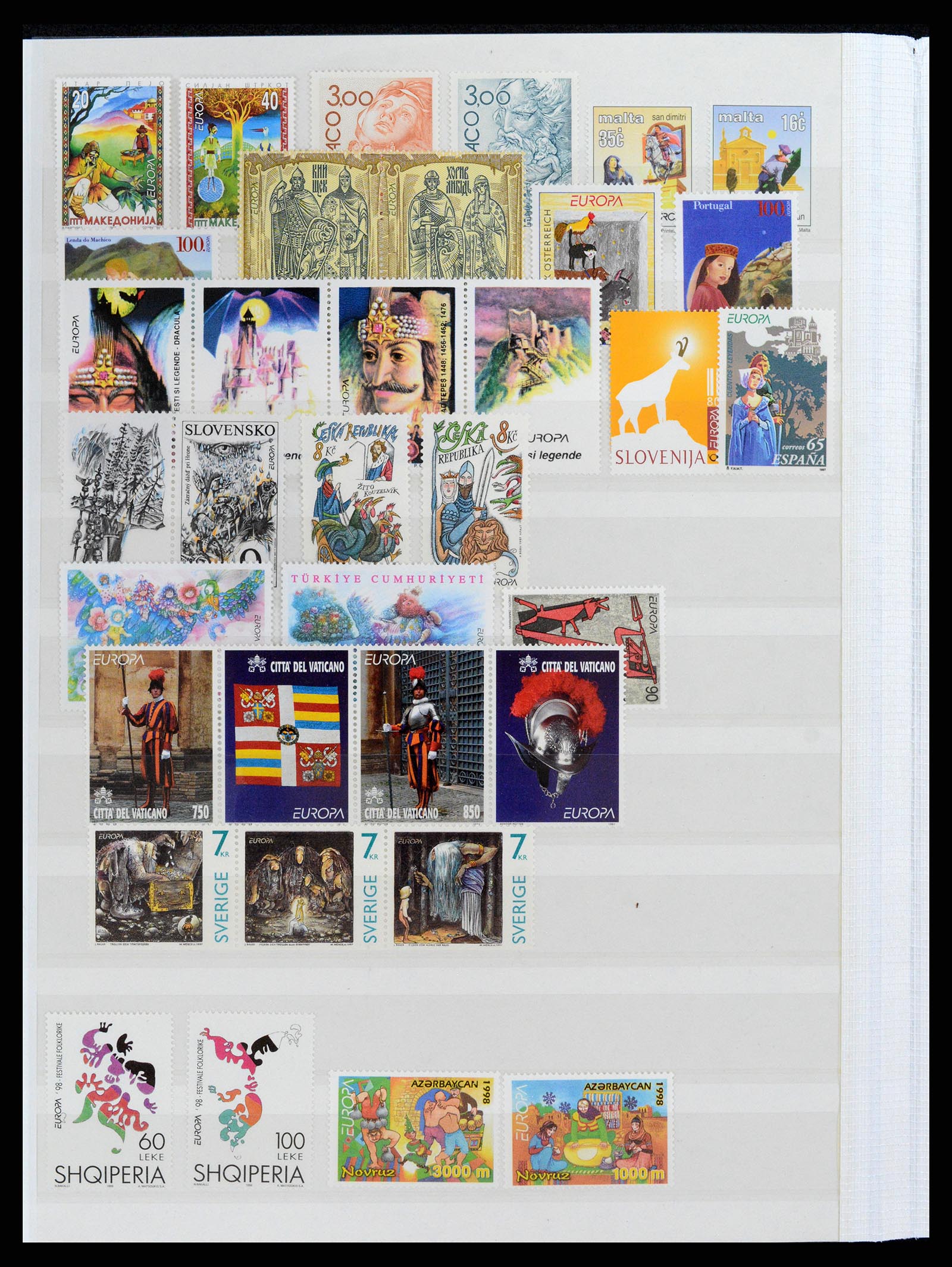 37464 058 - Postzegelverzameling 37464 Europa CEPT 1956-2011.