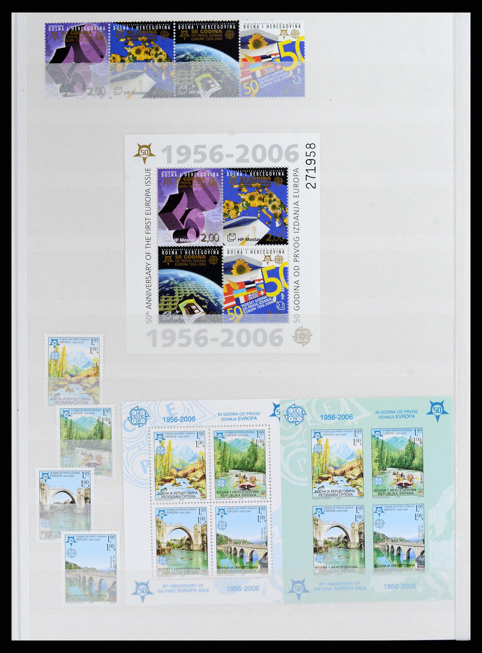 37464 090 - Postzegelverzameling 37464 Europa CEPT 1956-2011.