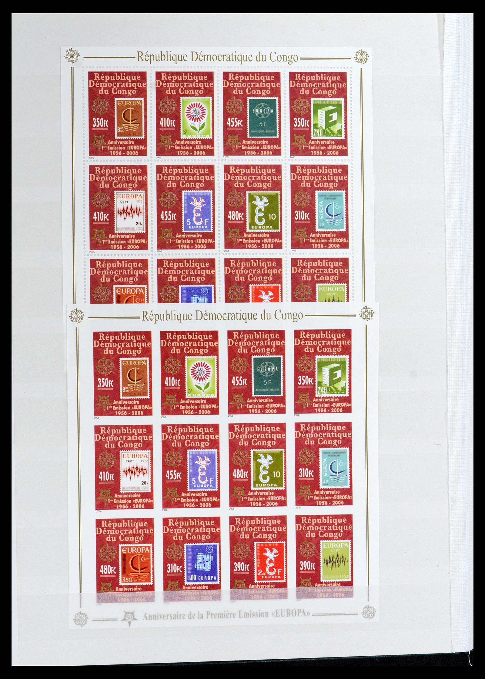 37464 095 - Postzegelverzameling 37464 Europa CEPT 1956-2011.