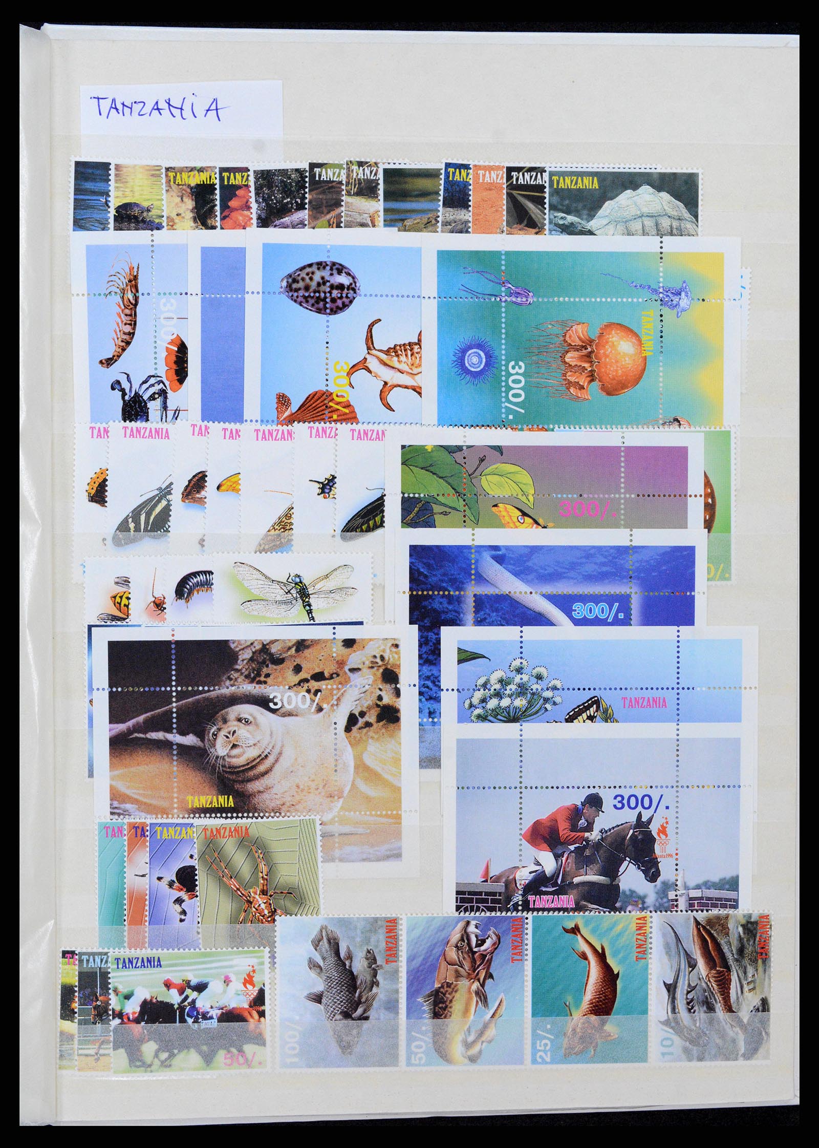 37465 003 - Postzegelverzameling 37465 Motief vissen en zeeleven t/m 2021!!