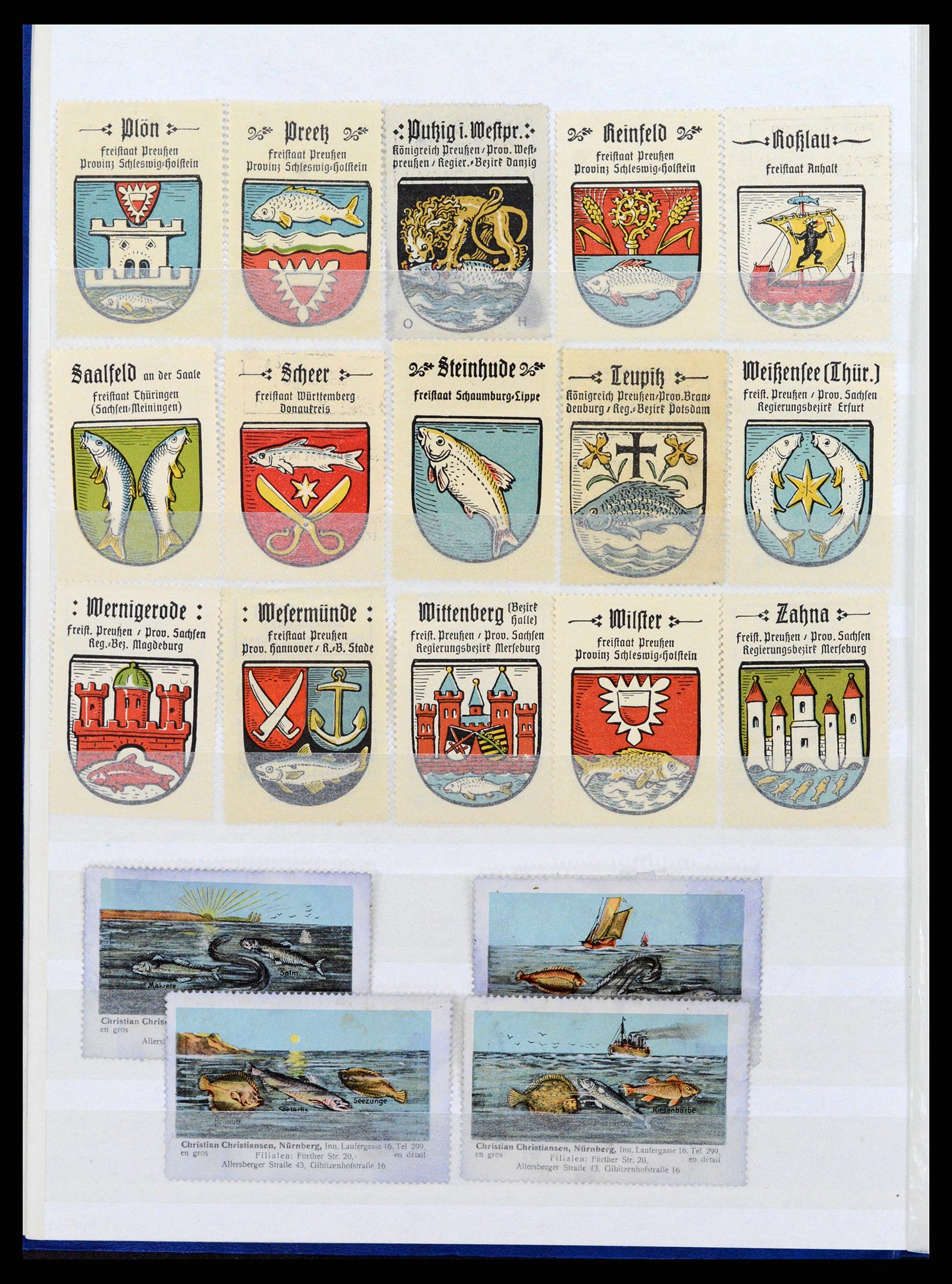 37465 017 - Postzegelverzameling 37465 Motief vissen en zeeleven t/m 2021!!