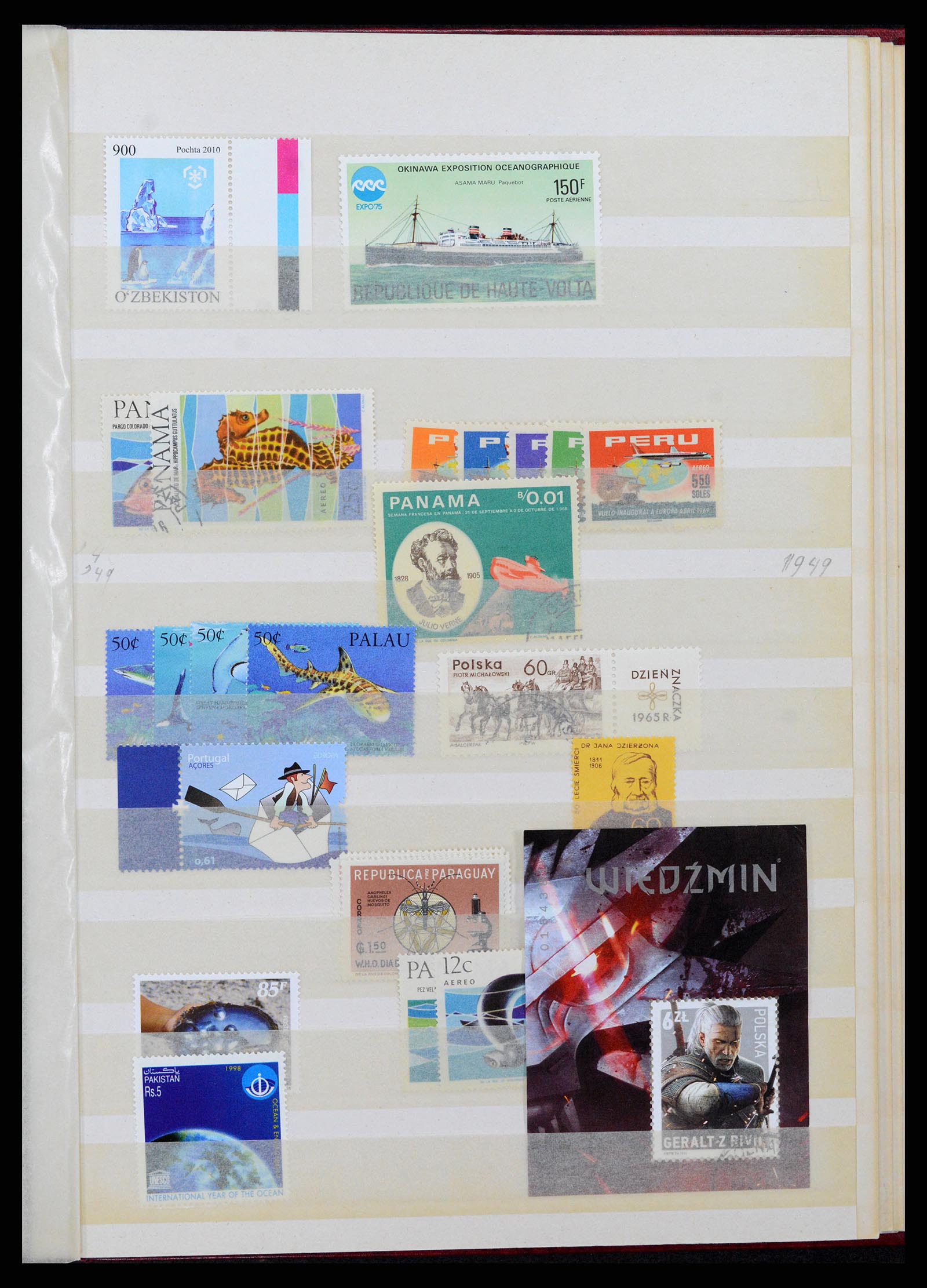 37465 060 - Stamp collection 37465 Thematics fishes and sealife till 2021!!