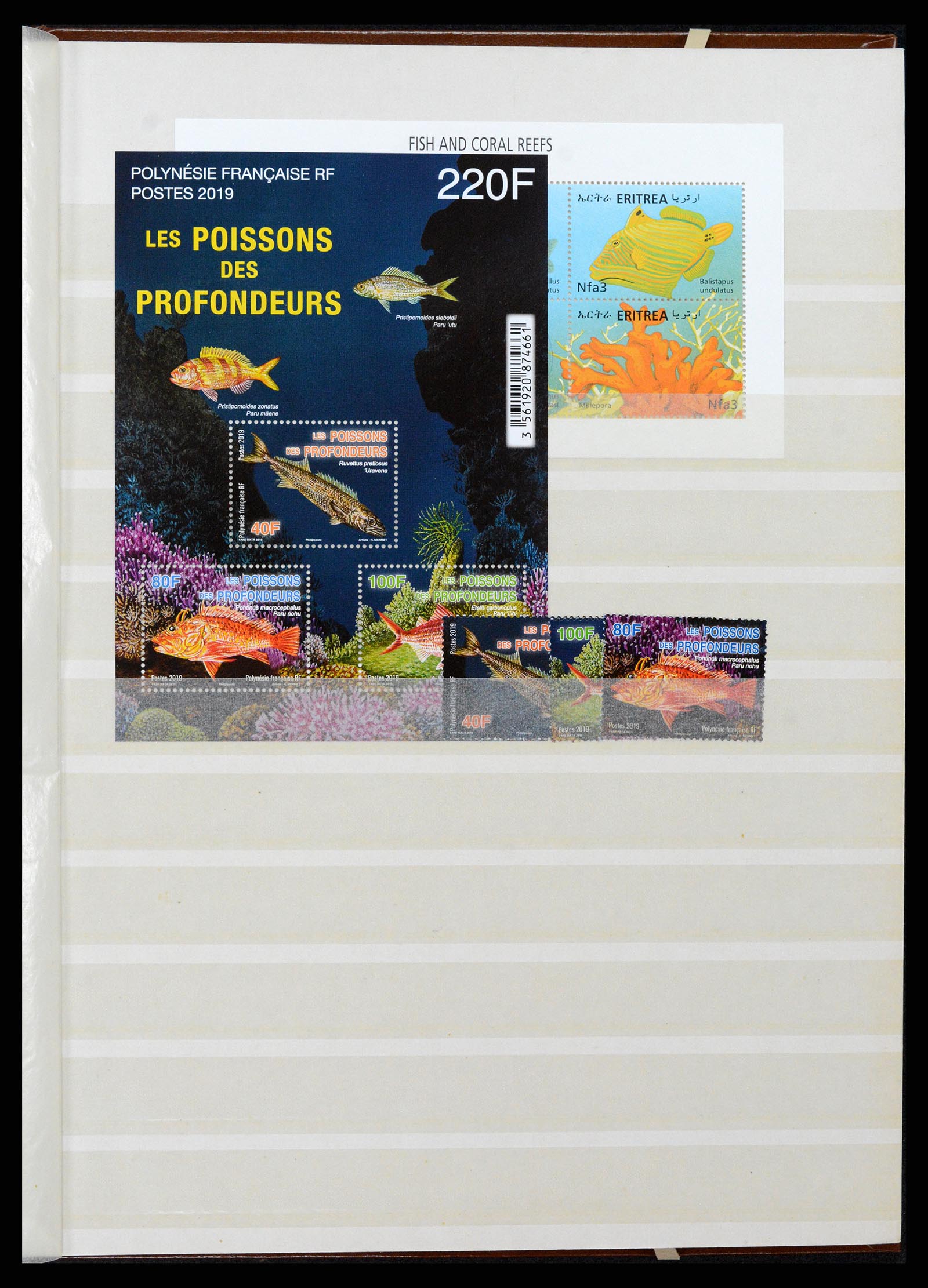 37465 348 - Stamp collection 37465 Thematics fishes and sealife till 2021!!