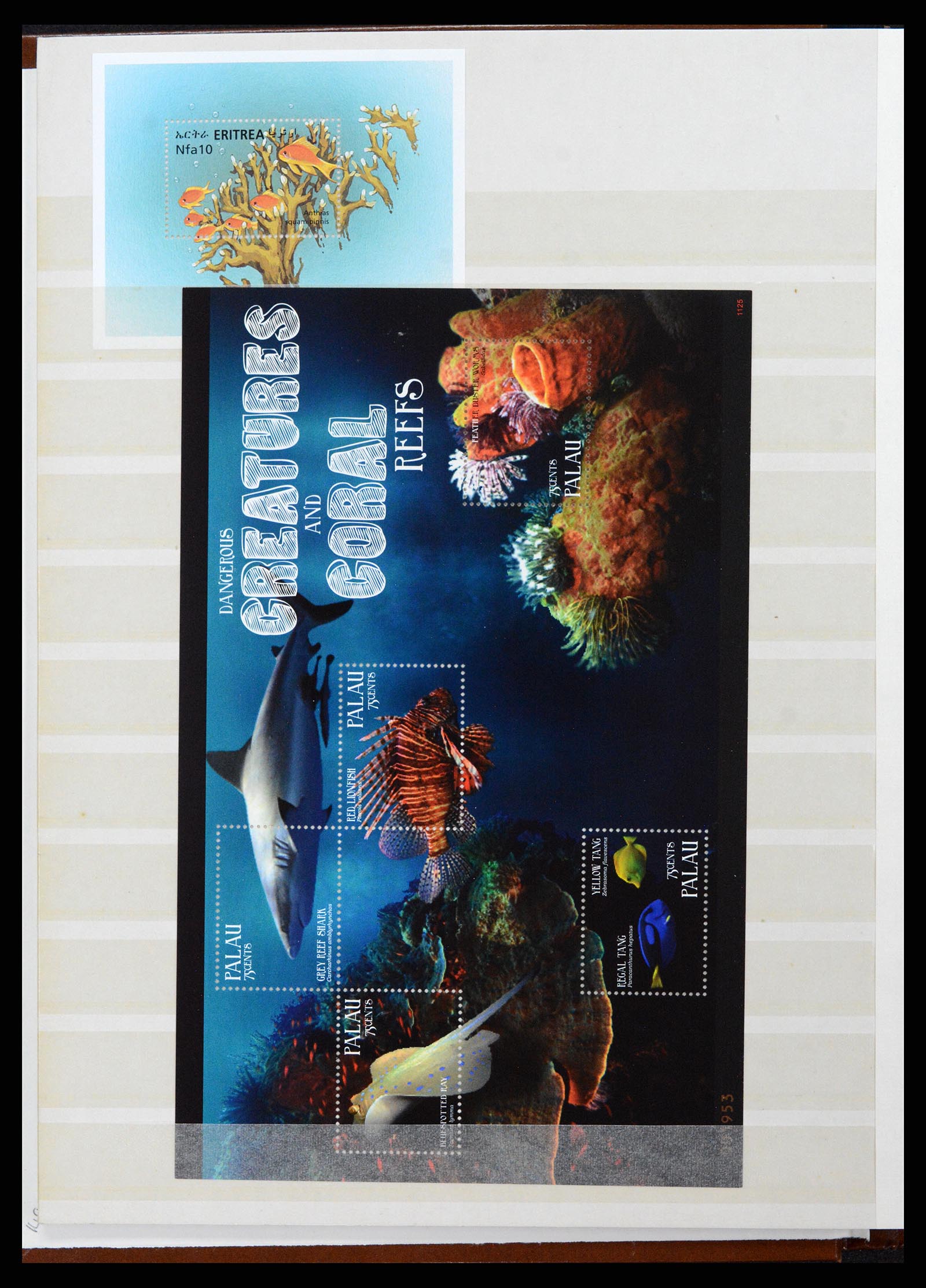 37465 349 - Stamp collection 37465 Thematics fishes and sealife till 2021!!