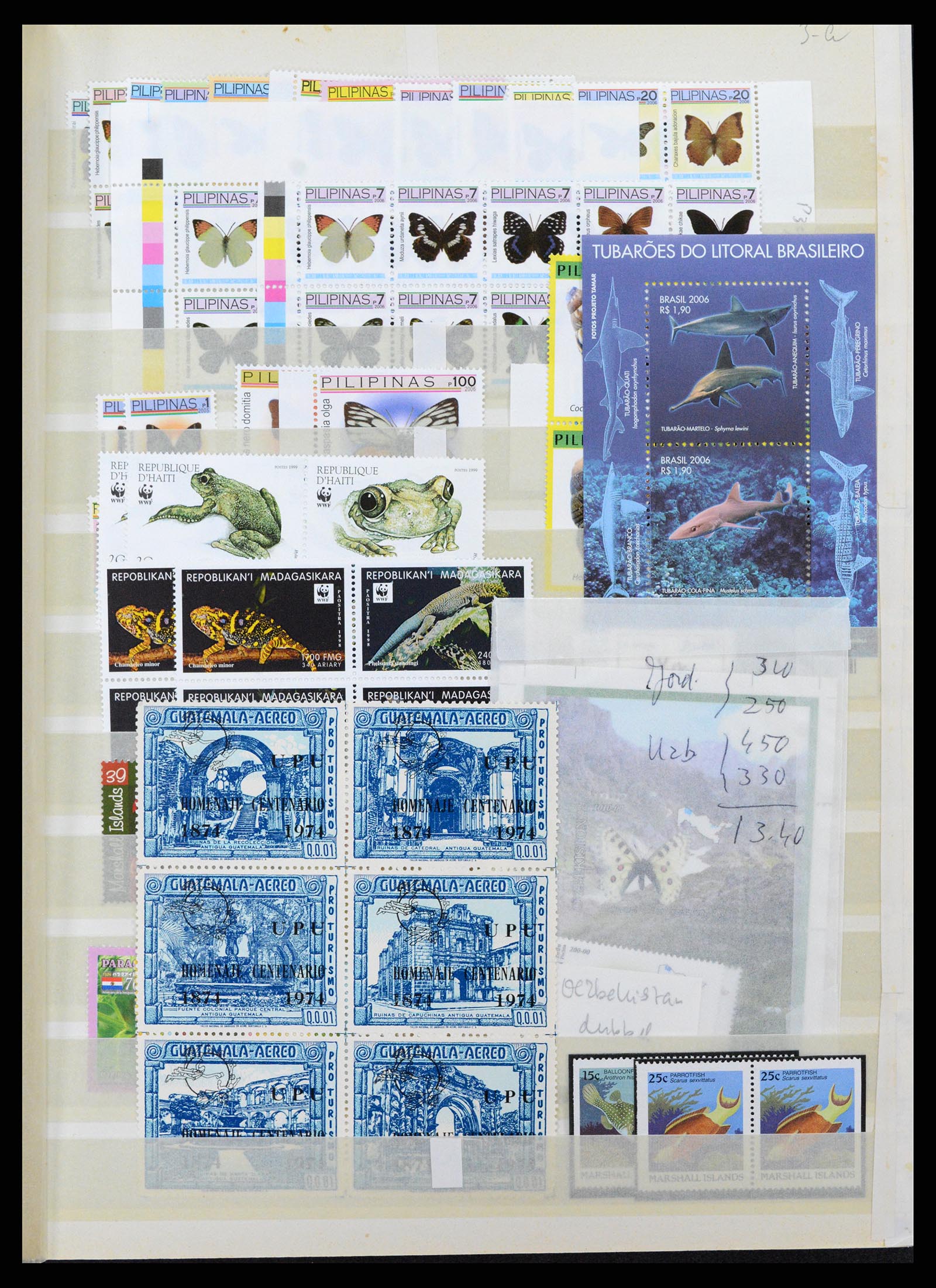 37465 361 - Stamp collection 37465 Thematics fishes and sealife till 2021!!