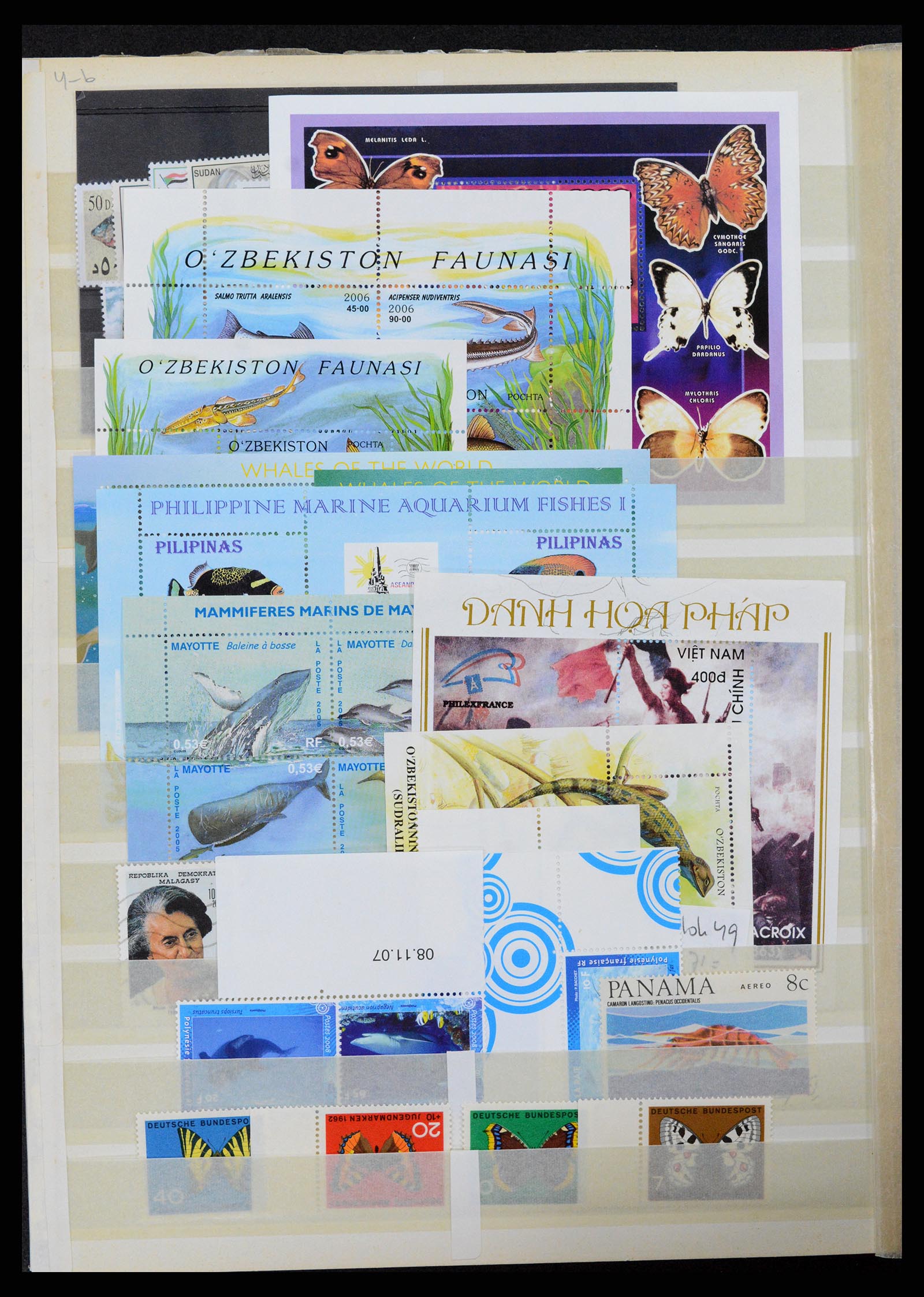 37465 364 - Stamp collection 37465 Thematics fishes and sealife till 2021!!