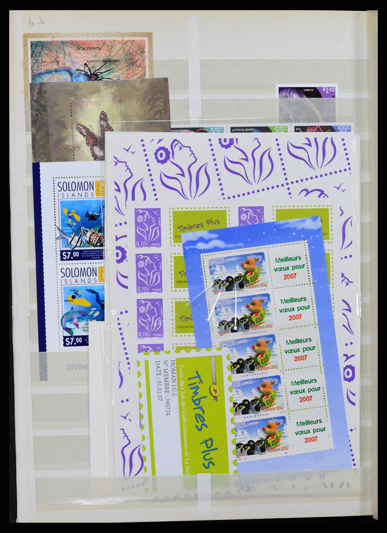 37465 368 - Stamp collection 37465 Thematics fishes and sealife till 2021!!