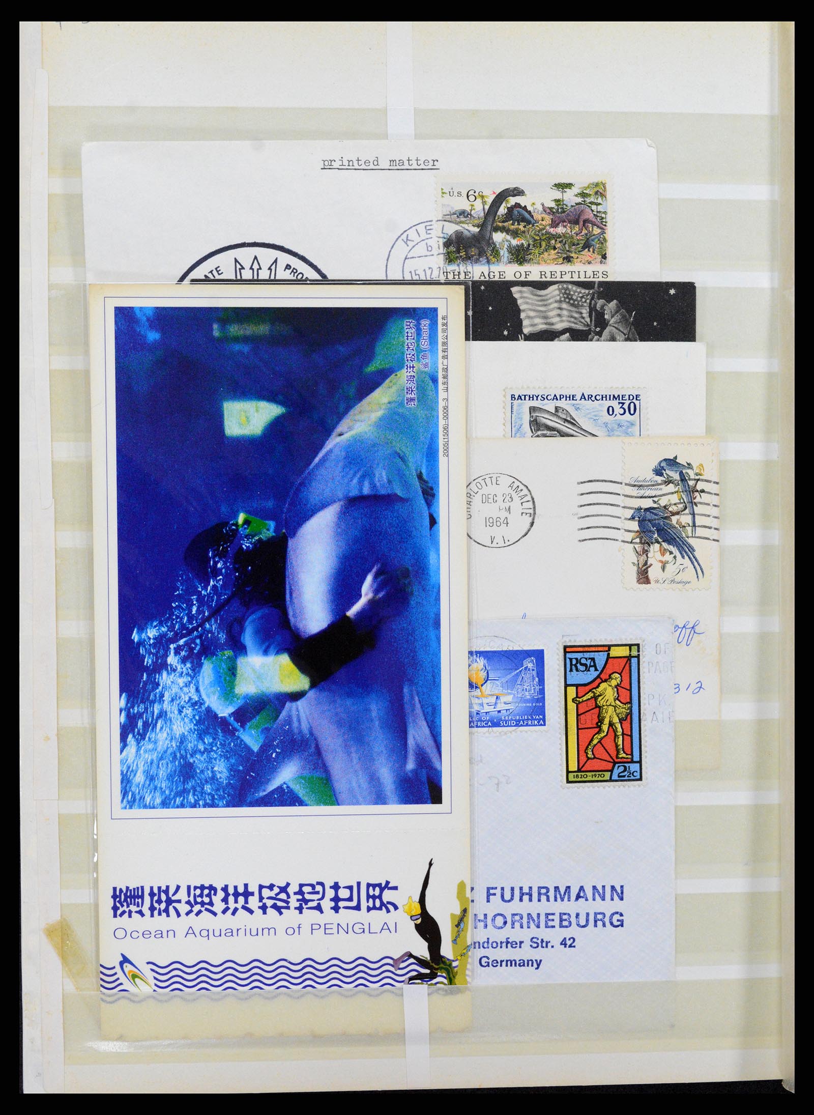 37465 370 - Stamp collection 37465 Thematics fishes and sealife till 2021!!
