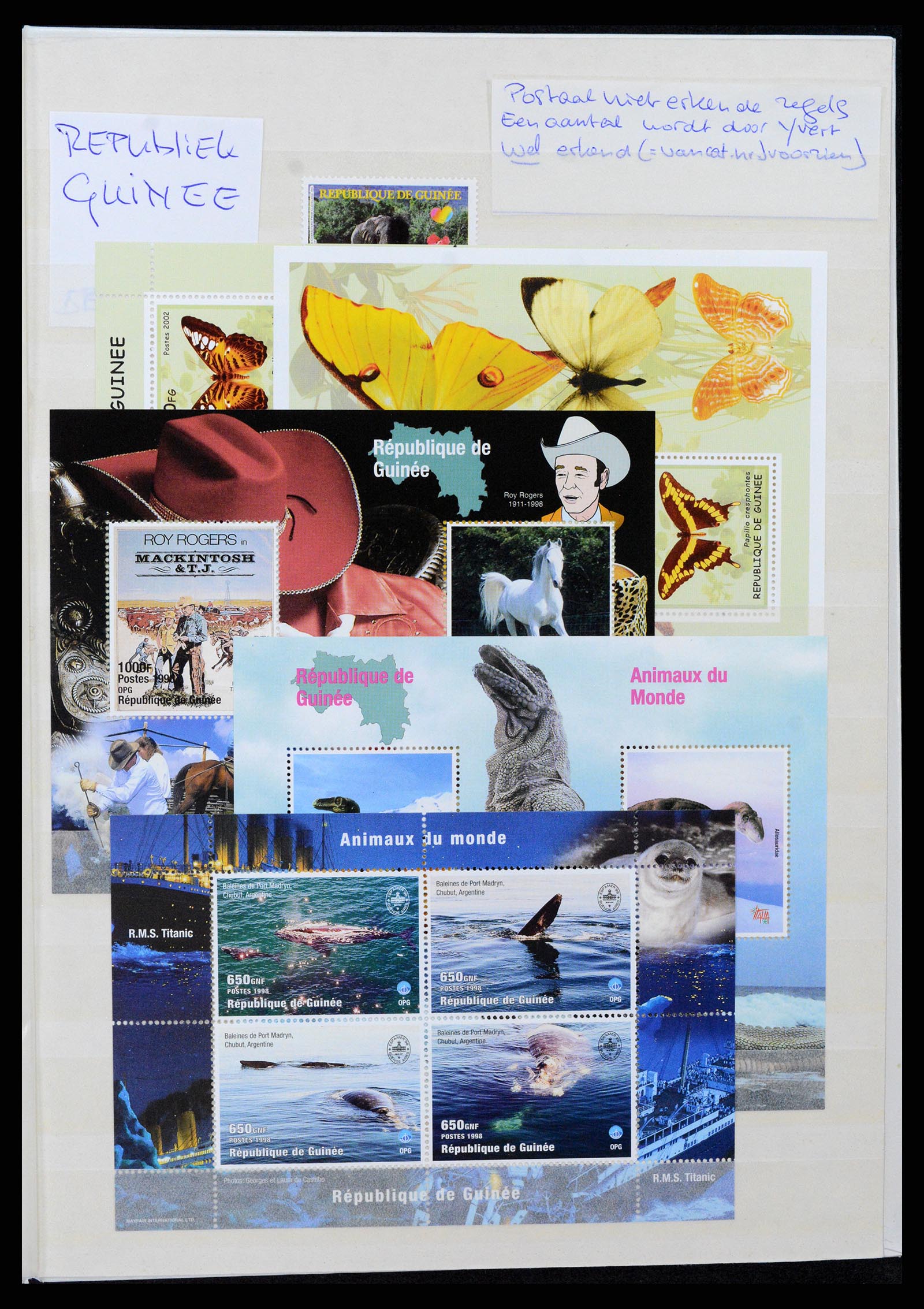 37465 386 - Stamp collection 37465 Thematics fishes and sealife till 2021!!
