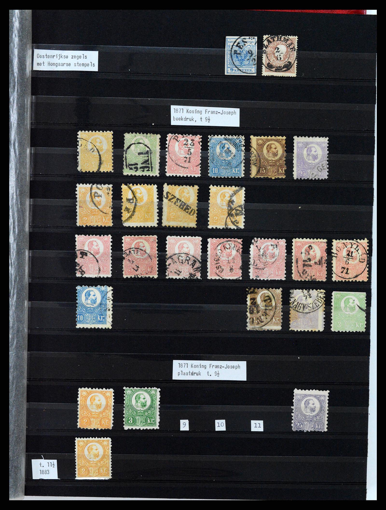 37468 001 - Stamp collection 37468 Hungary 1871-1918.