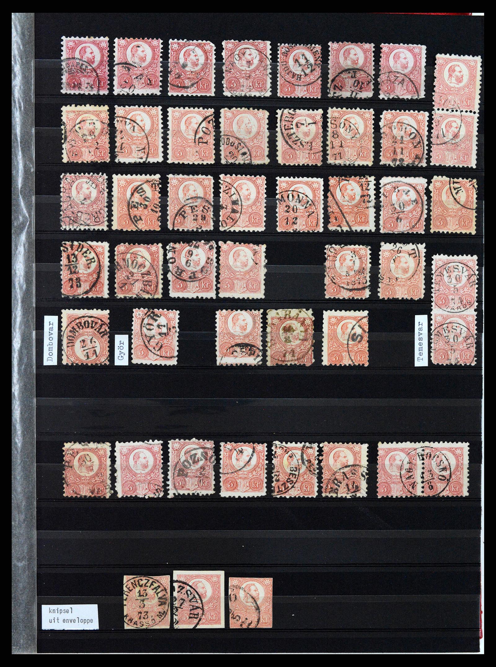 37468 003 - Stamp collection 37468 Hungary 1871-1918.