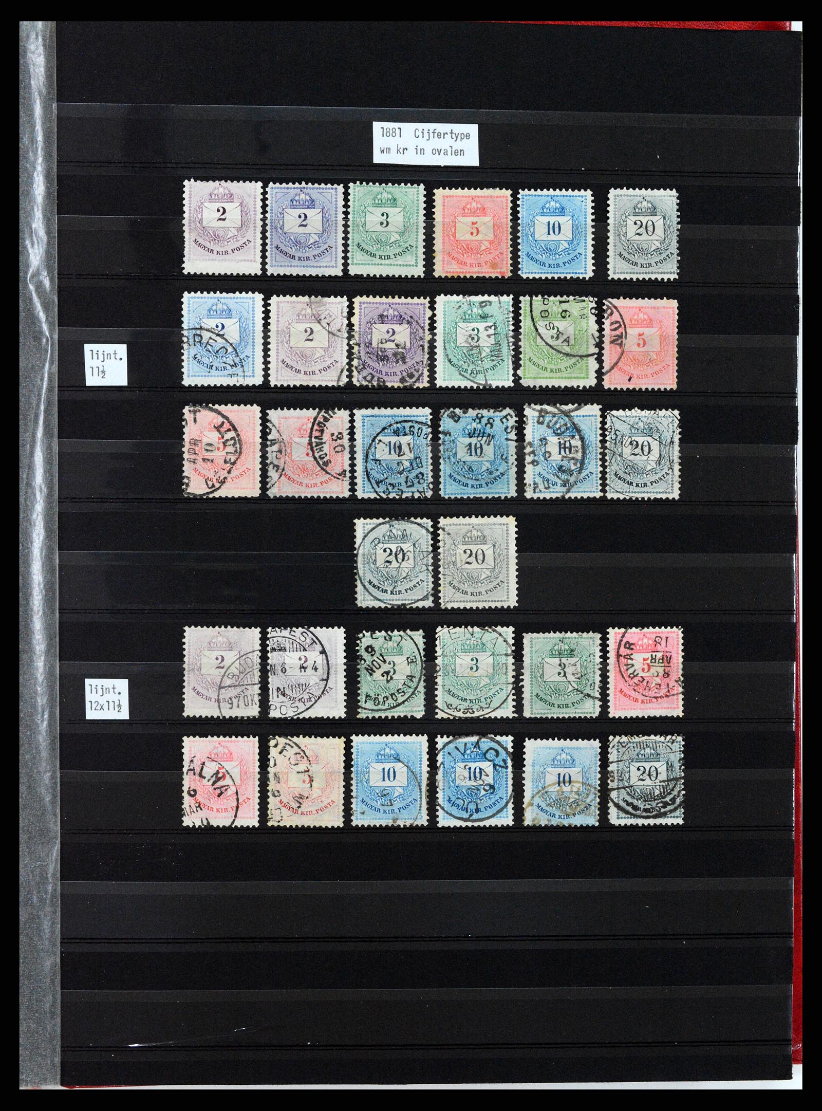 37468 007 - Stamp collection 37468 Hungary 1871-1918.