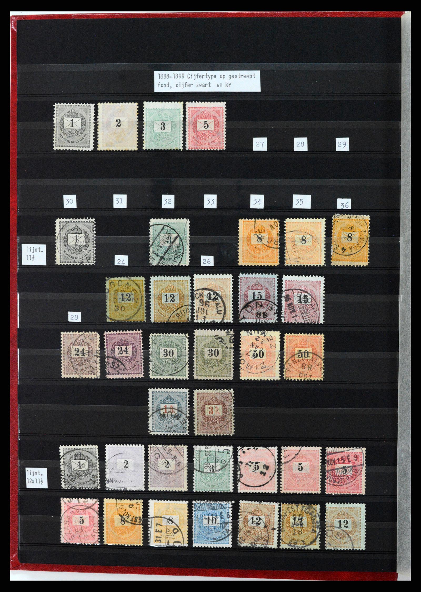 37468 008 - Stamp collection 37468 Hungary 1871-1918.