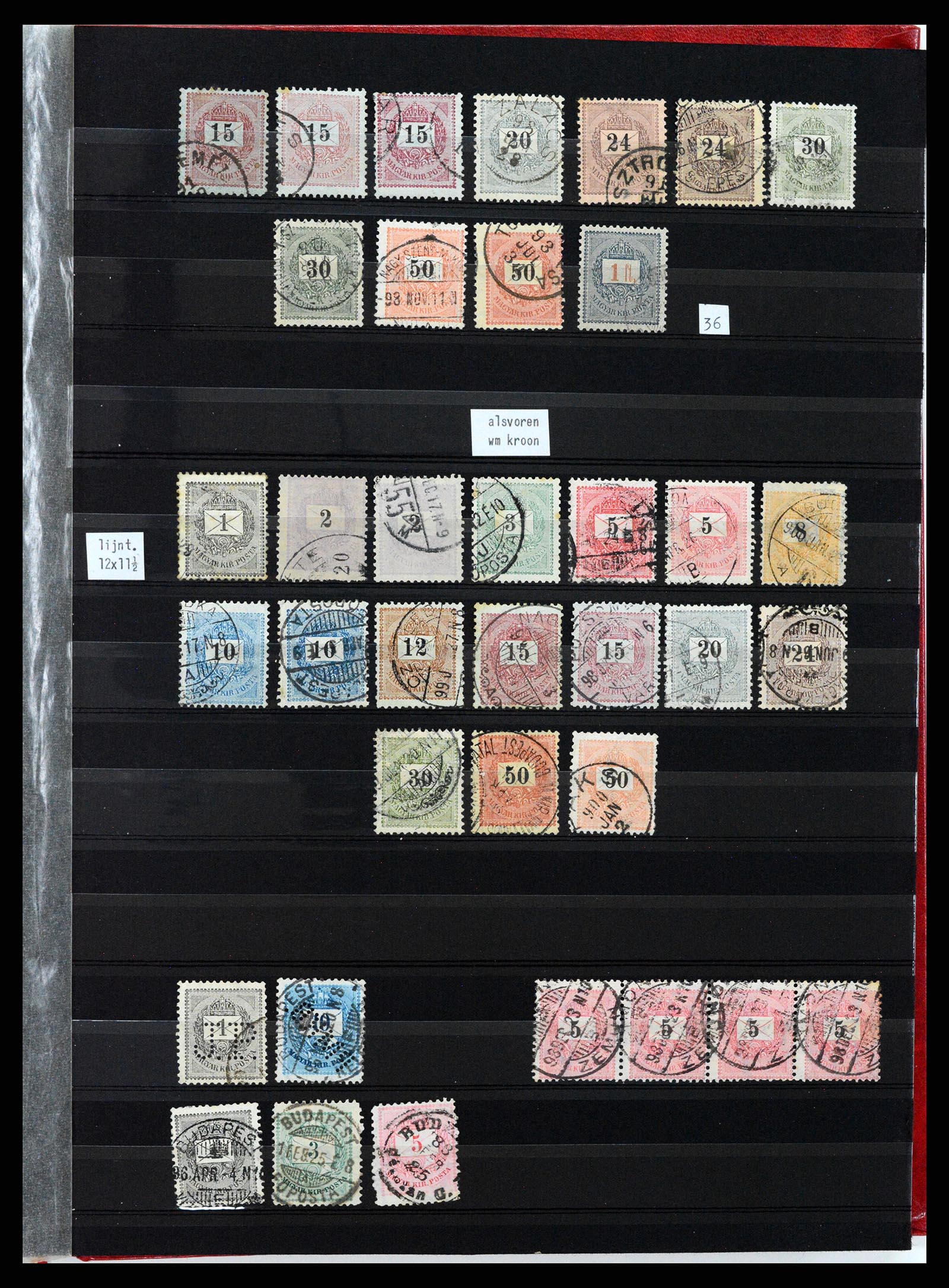 37468 009 - Stamp collection 37468 Hungary 1871-1918.
