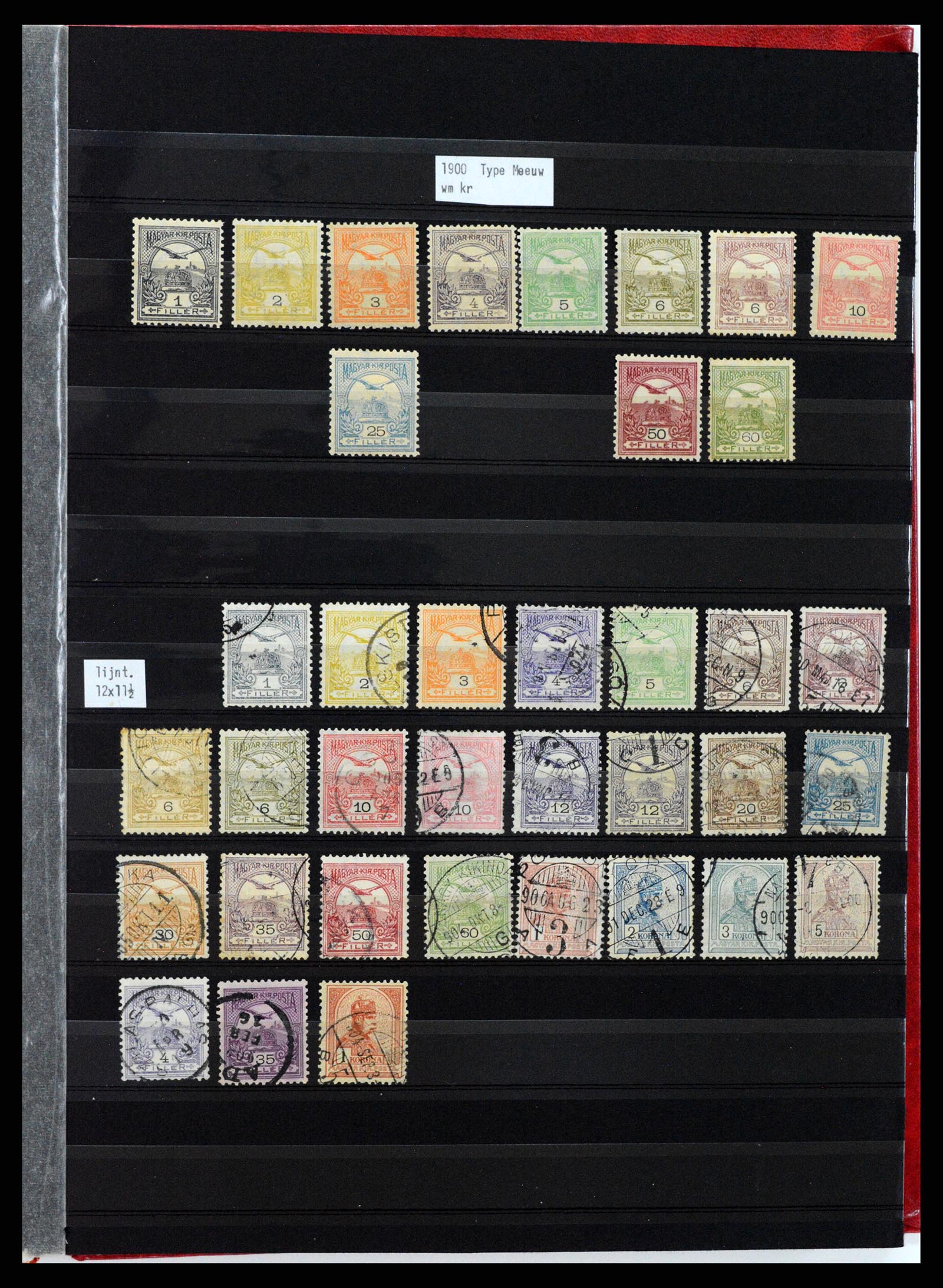 37468 010 - Stamp collection 37468 Hungary 1871-1918.