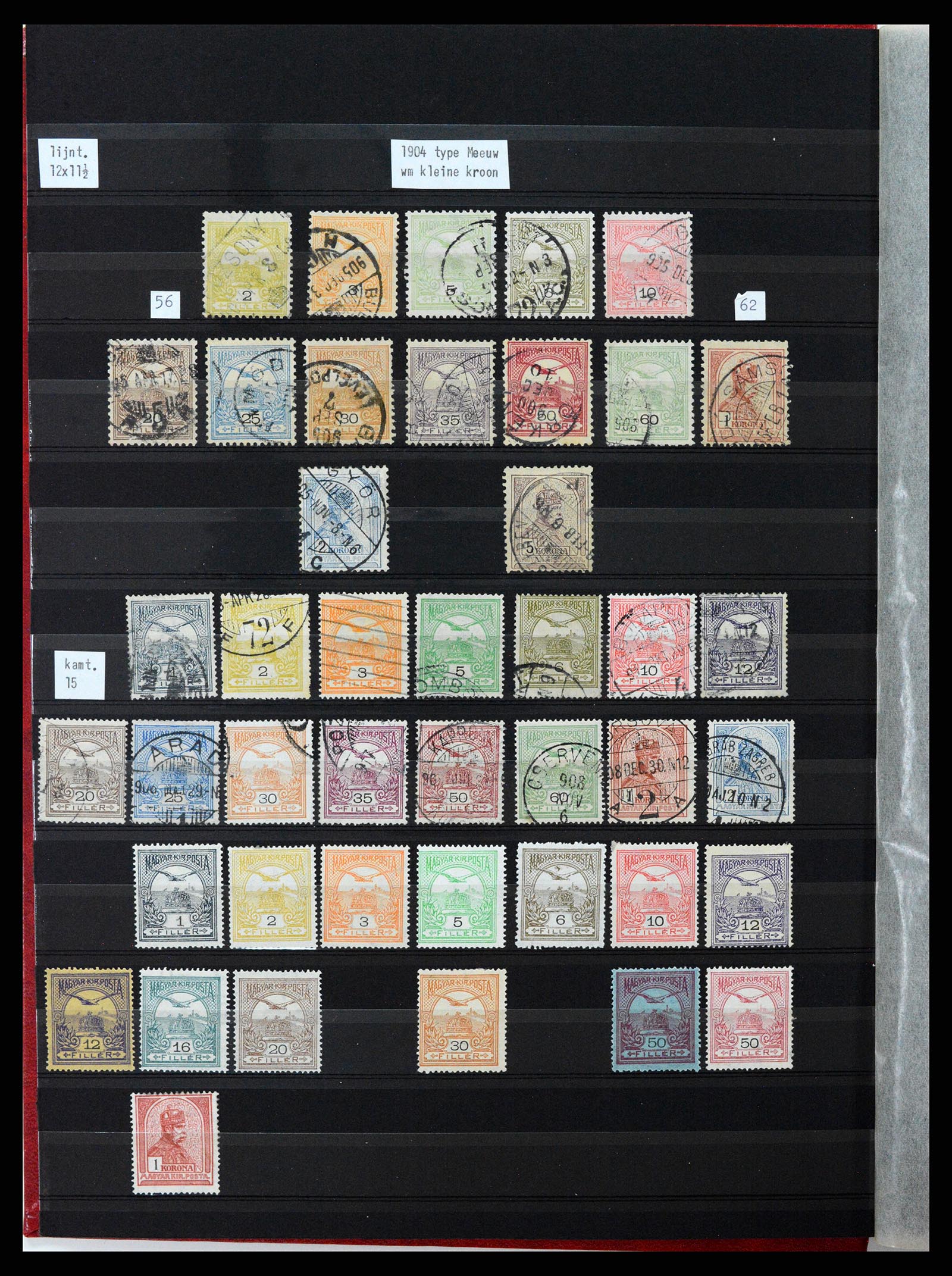 37468 012 - Stamp collection 37468 Hungary 1871-1918.