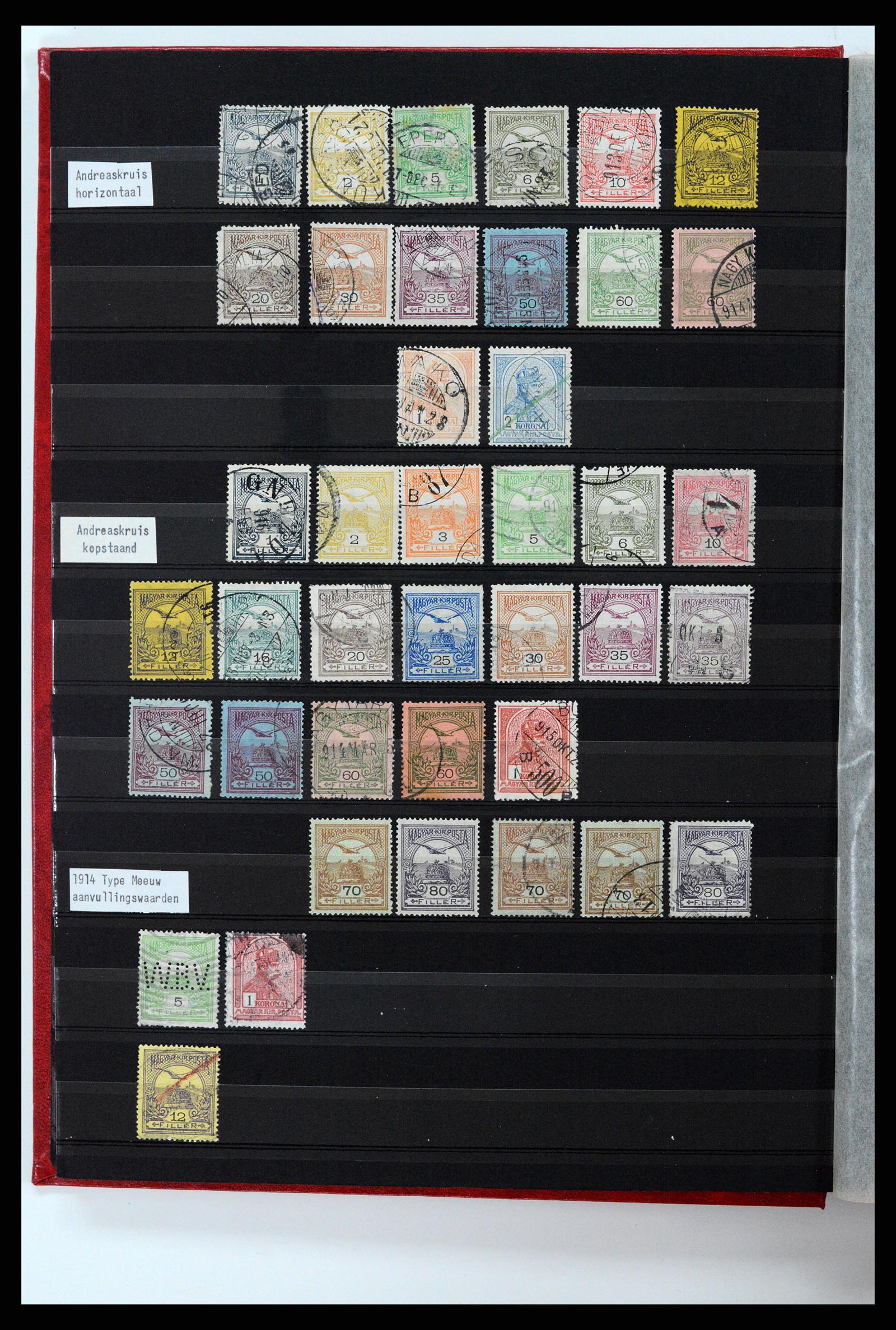 37468 014 - Stamp collection 37468 Hungary 1871-1918.