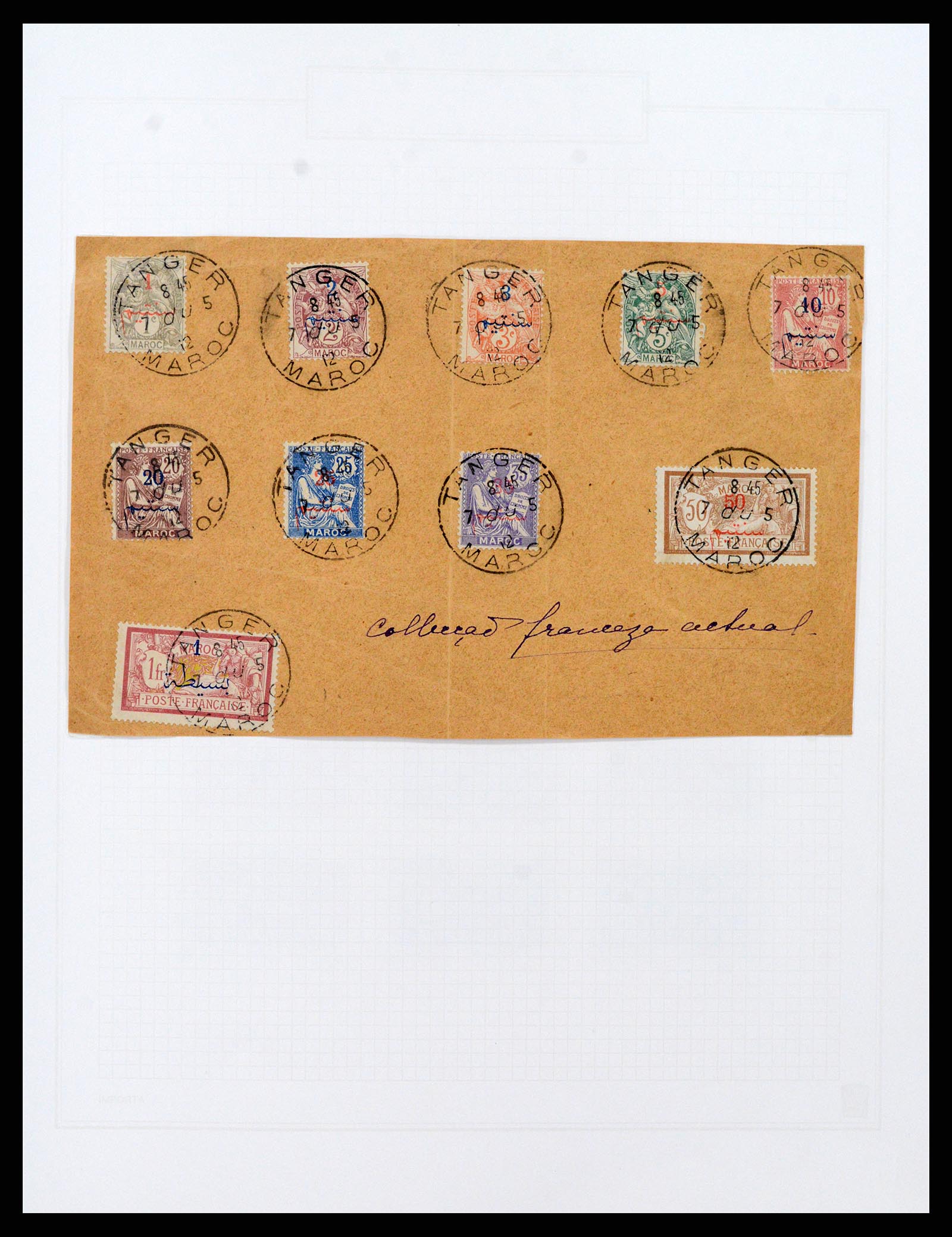 37470 007 - Postzegelverzameling 37470 Marokko 1891-1950.