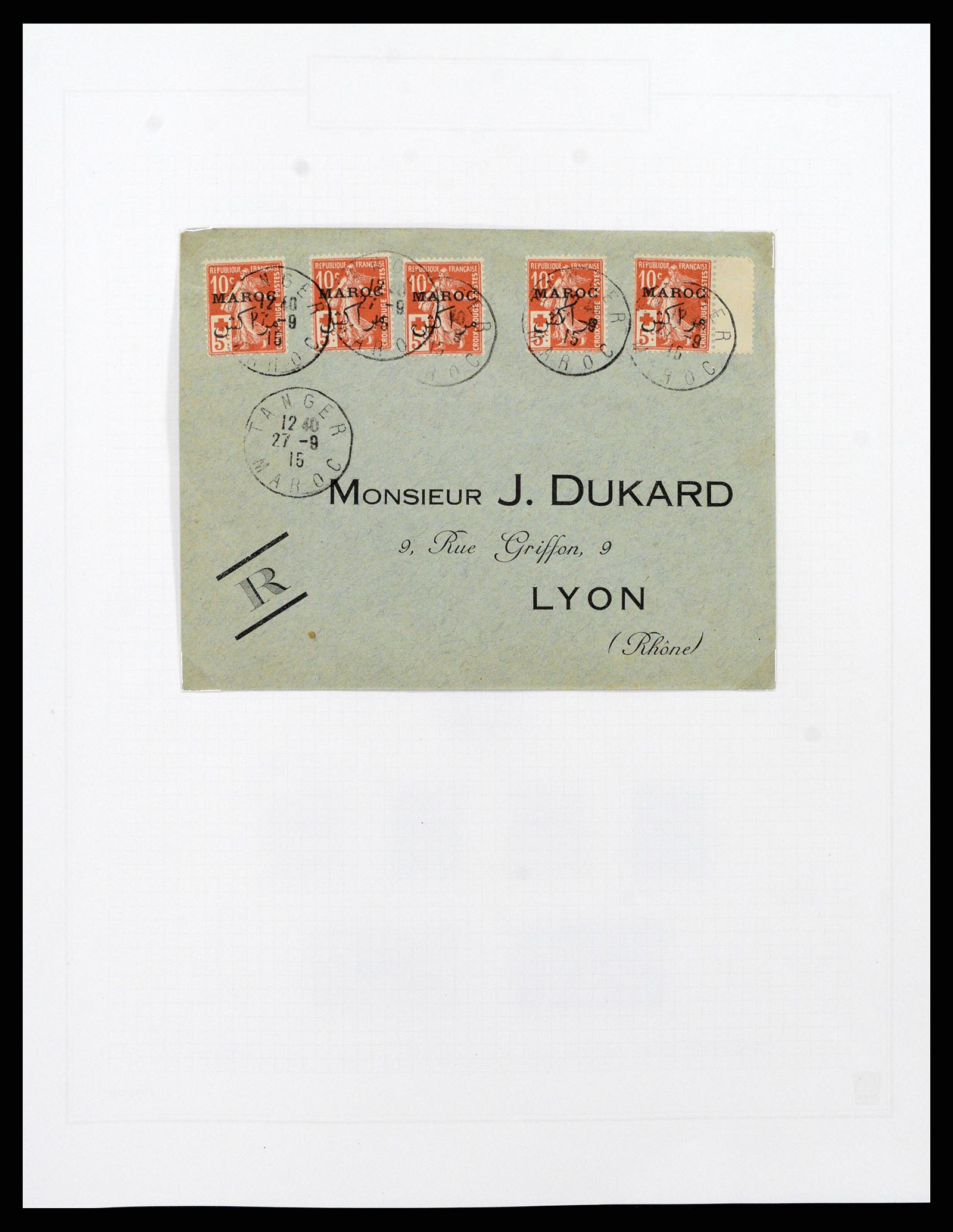 37470 012 - Postzegelverzameling 37470 Marokko 1891-1950.
