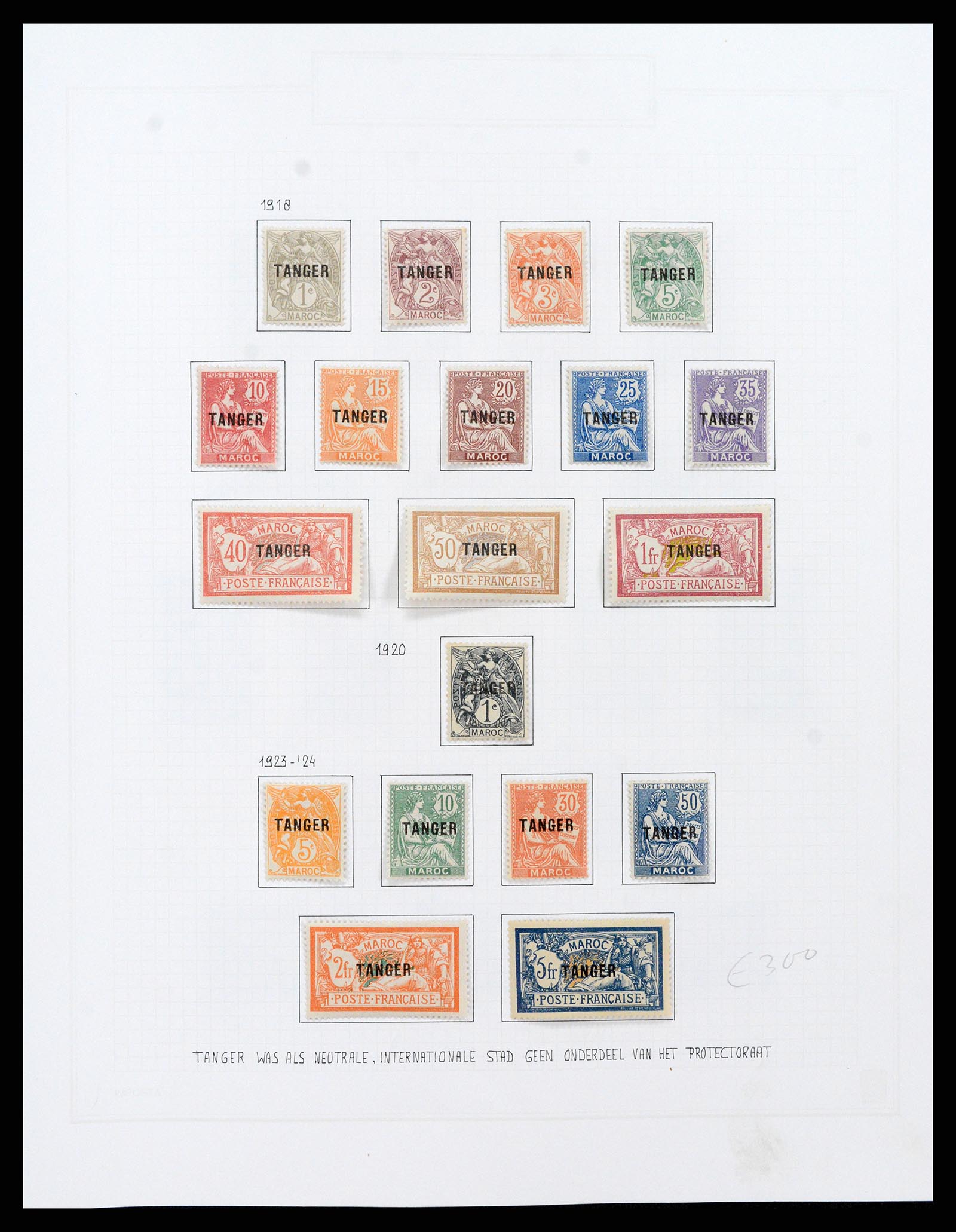 37470 013 - Postzegelverzameling 37470 Marokko 1891-1950.