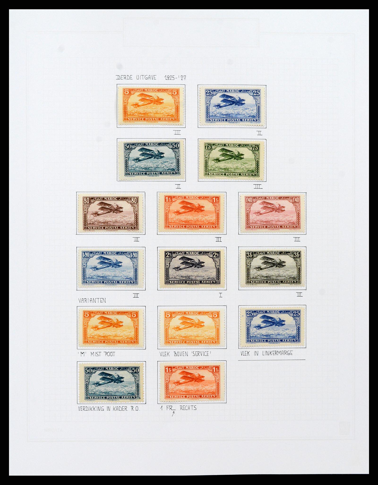 37470 042 - Postzegelverzameling 37470 Marokko 1891-1950.