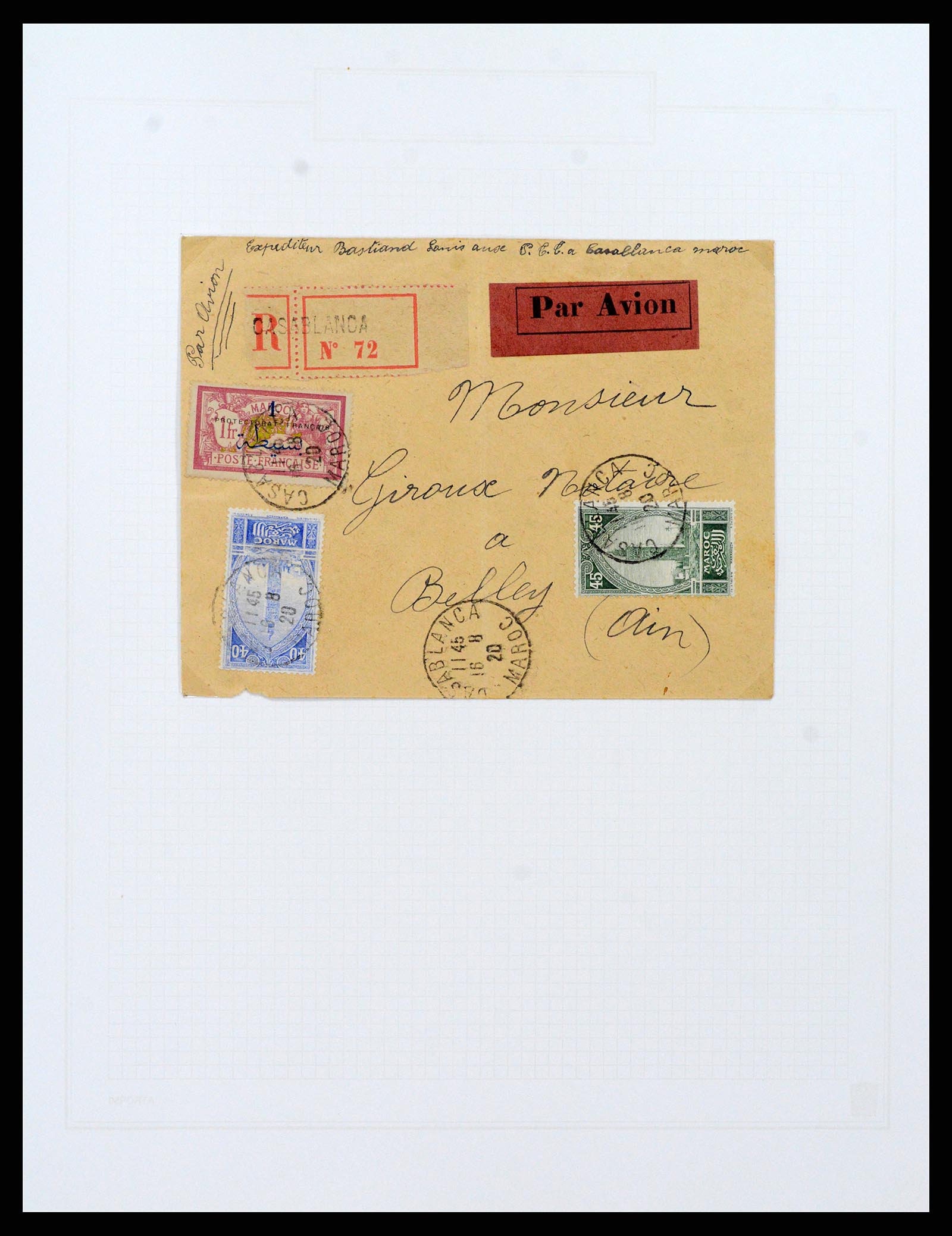 37470 061 - Stamp collection 37470 Morocco 1891-1950.