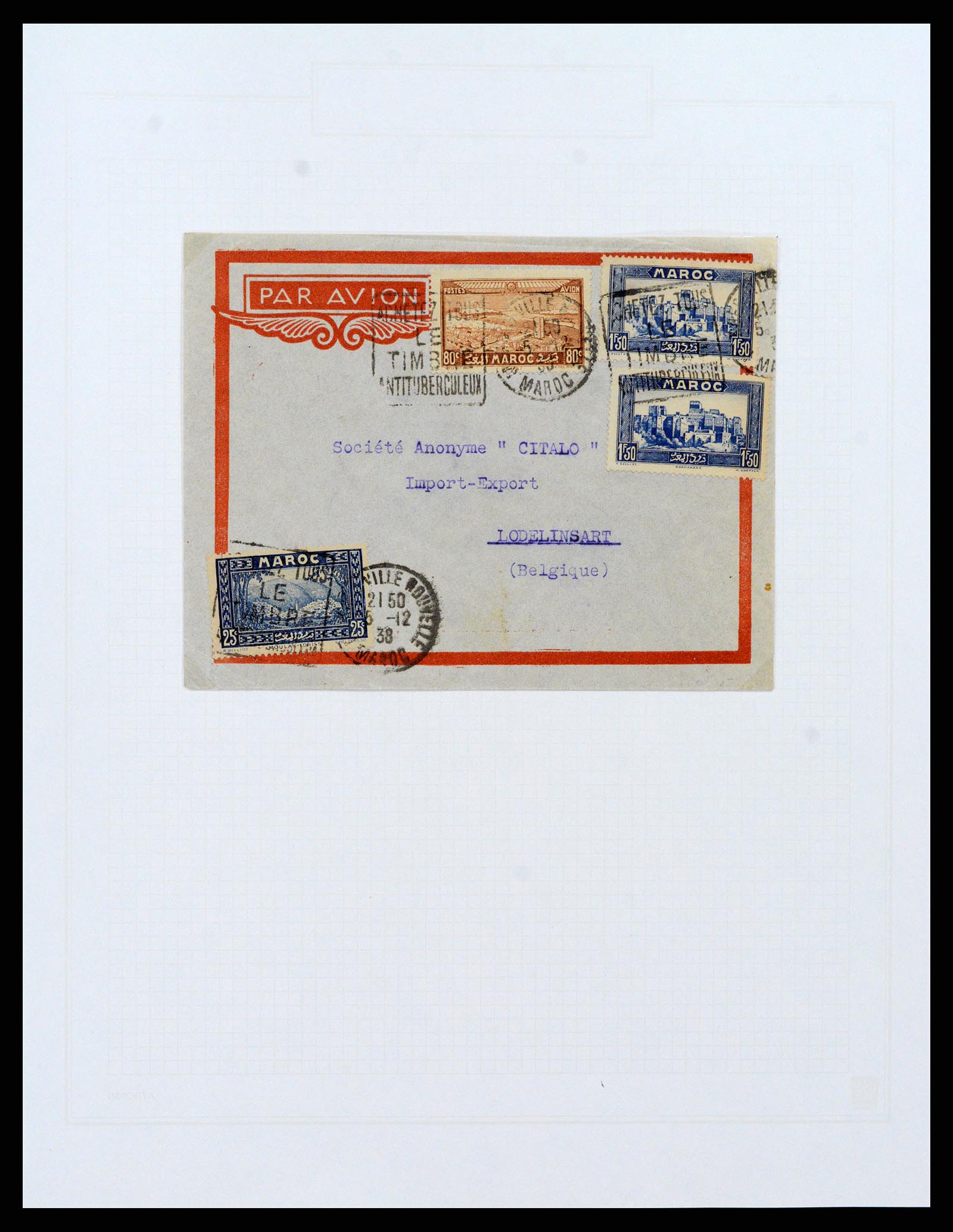 37470 062 - Postzegelverzameling 37470 Marokko 1891-1950.