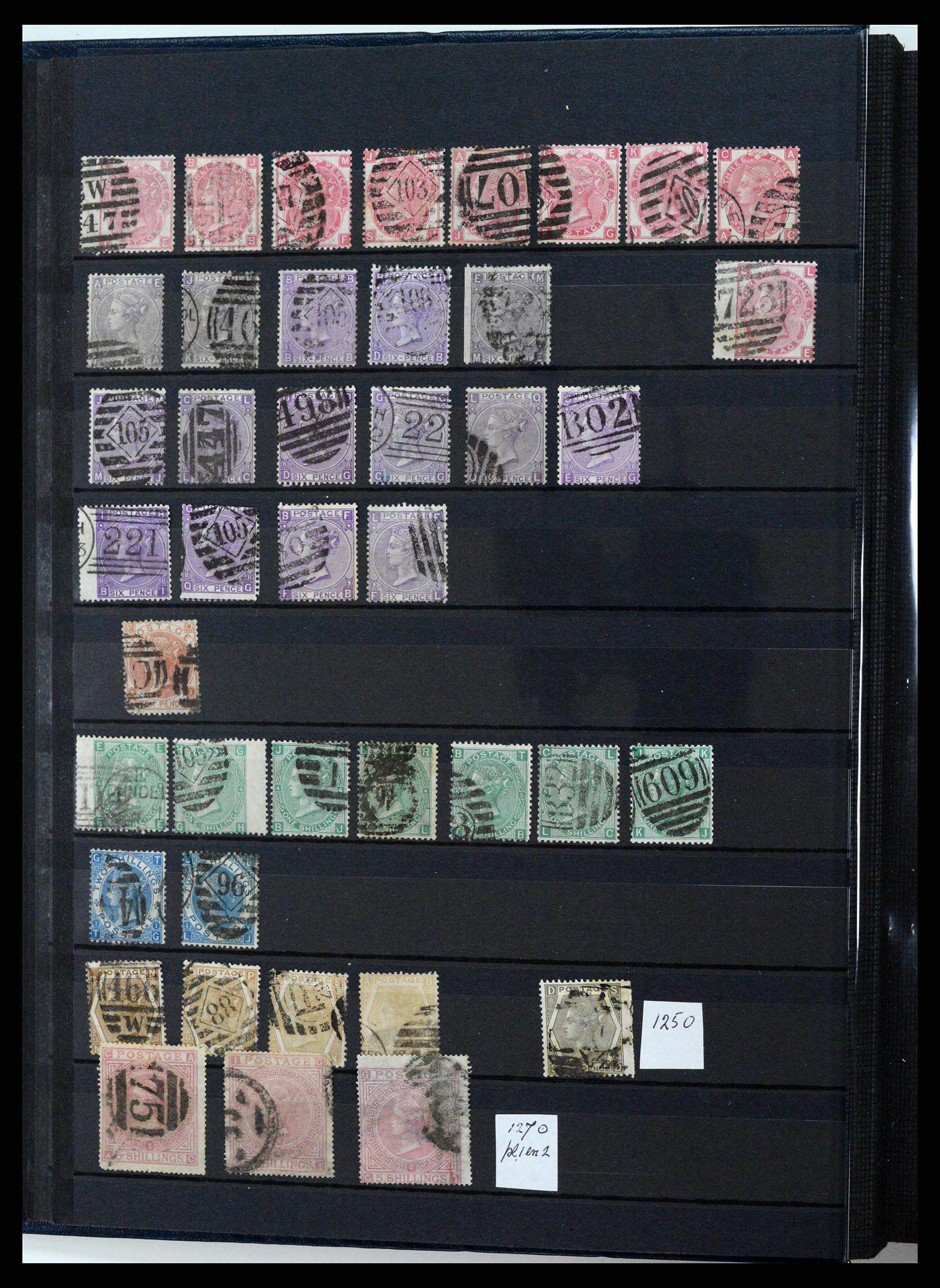 37471 004 - Postzegelverzameling 37471 Engeland 1840-1948.