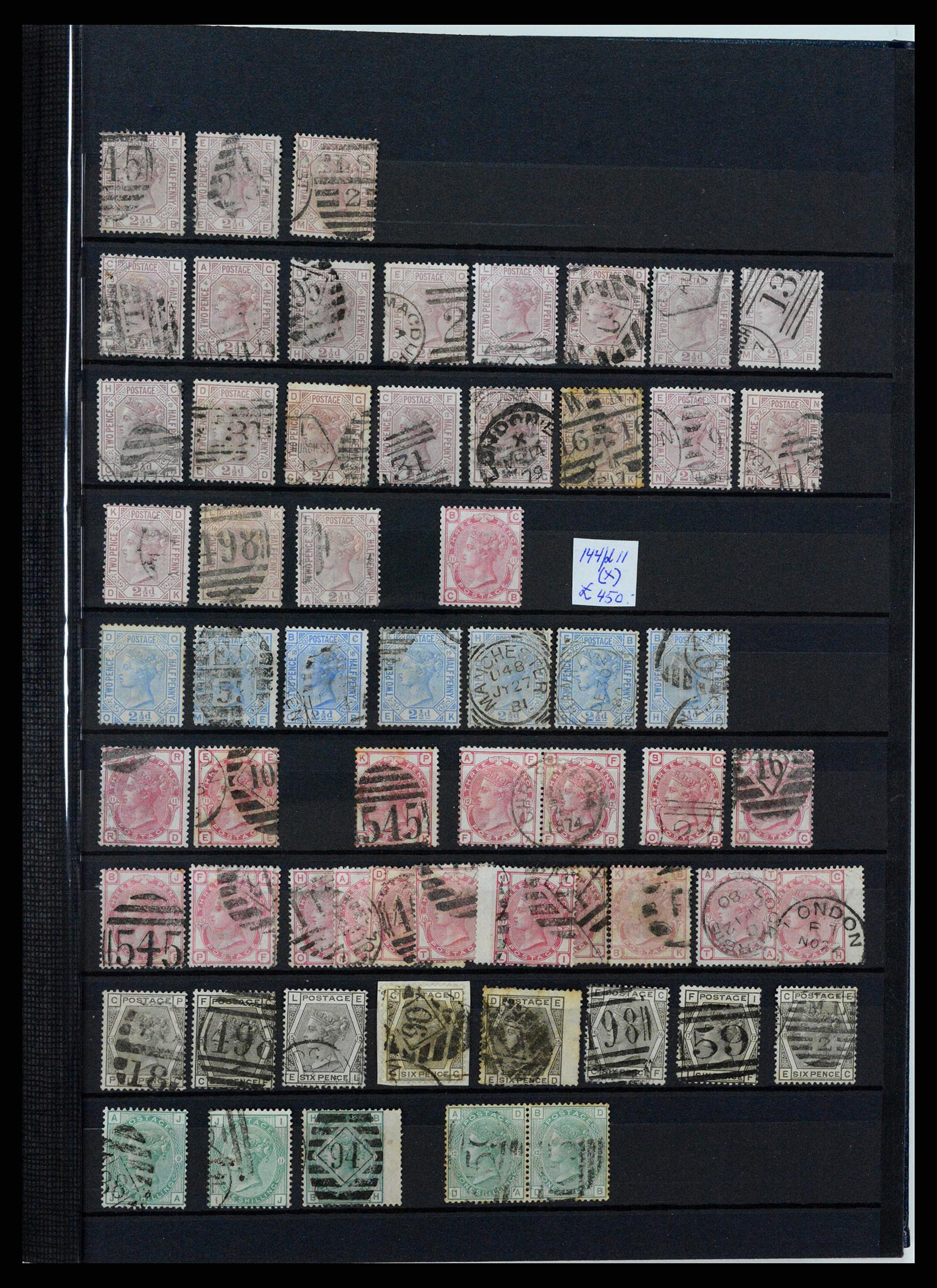 37471 005 - Postzegelverzameling 37471 Engeland 1840-1948.