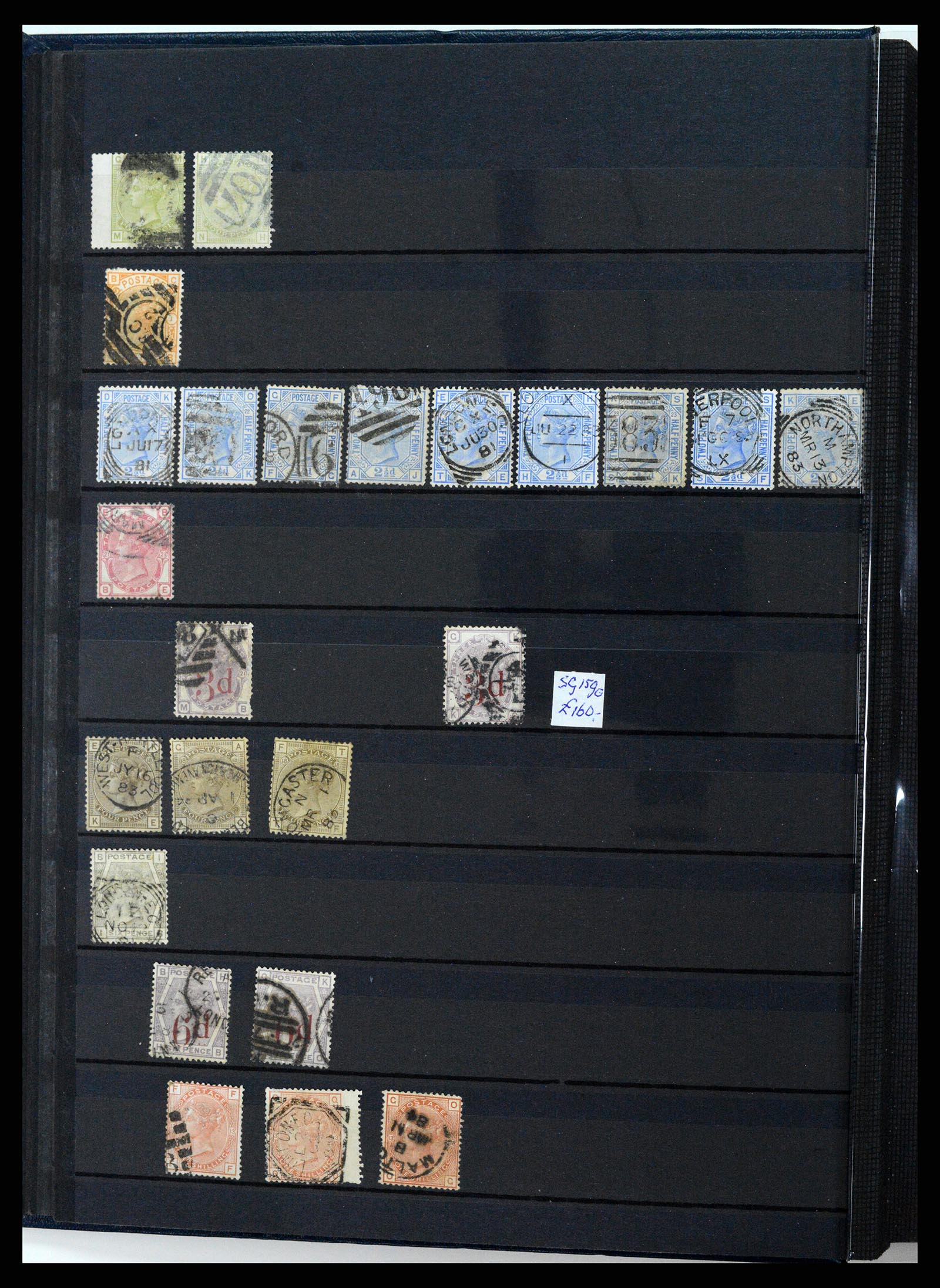 37471 006 - Postzegelverzameling 37471 Engeland 1840-1948.