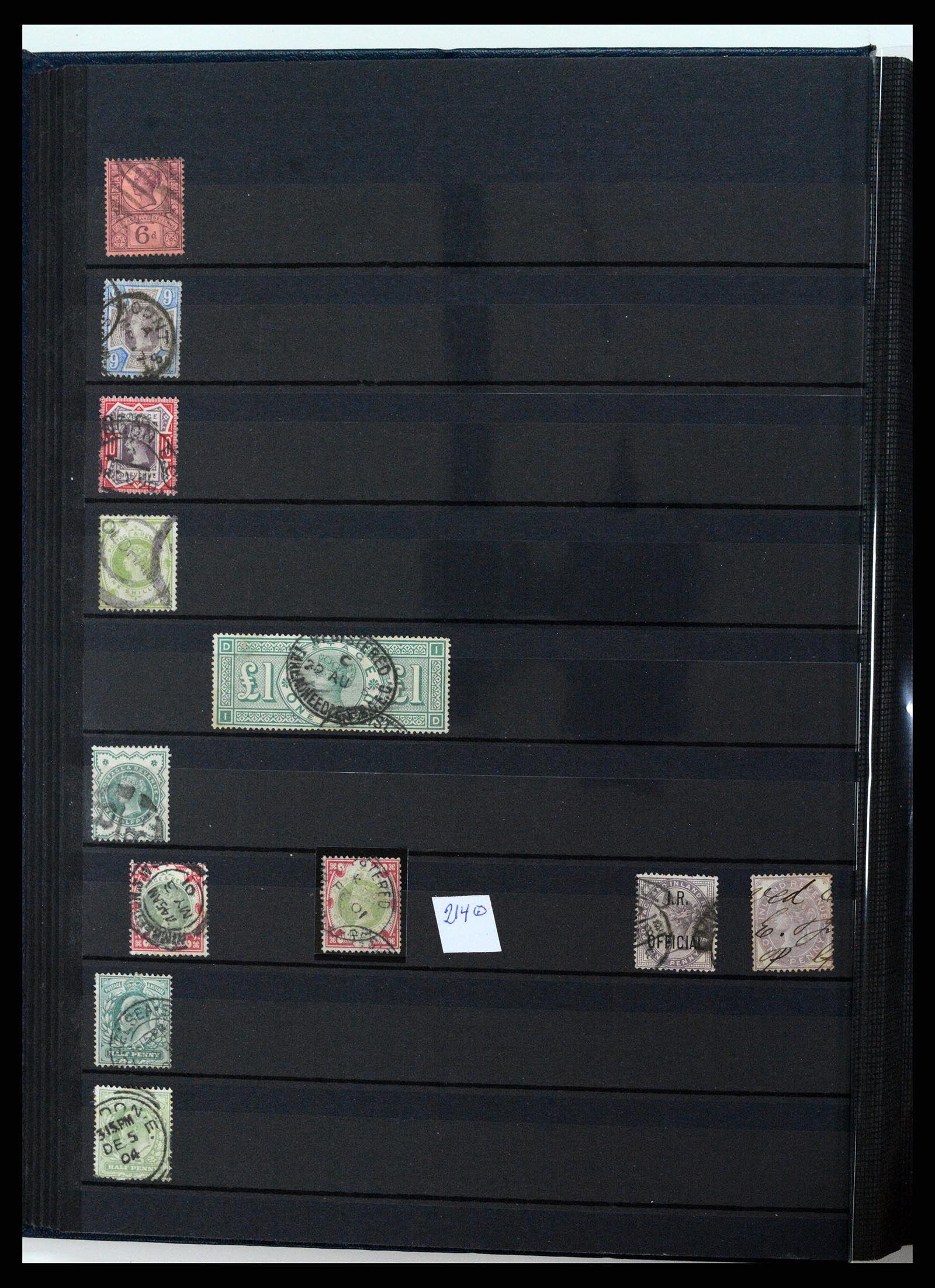 37471 010 - Postzegelverzameling 37471 Engeland 1840-1948.