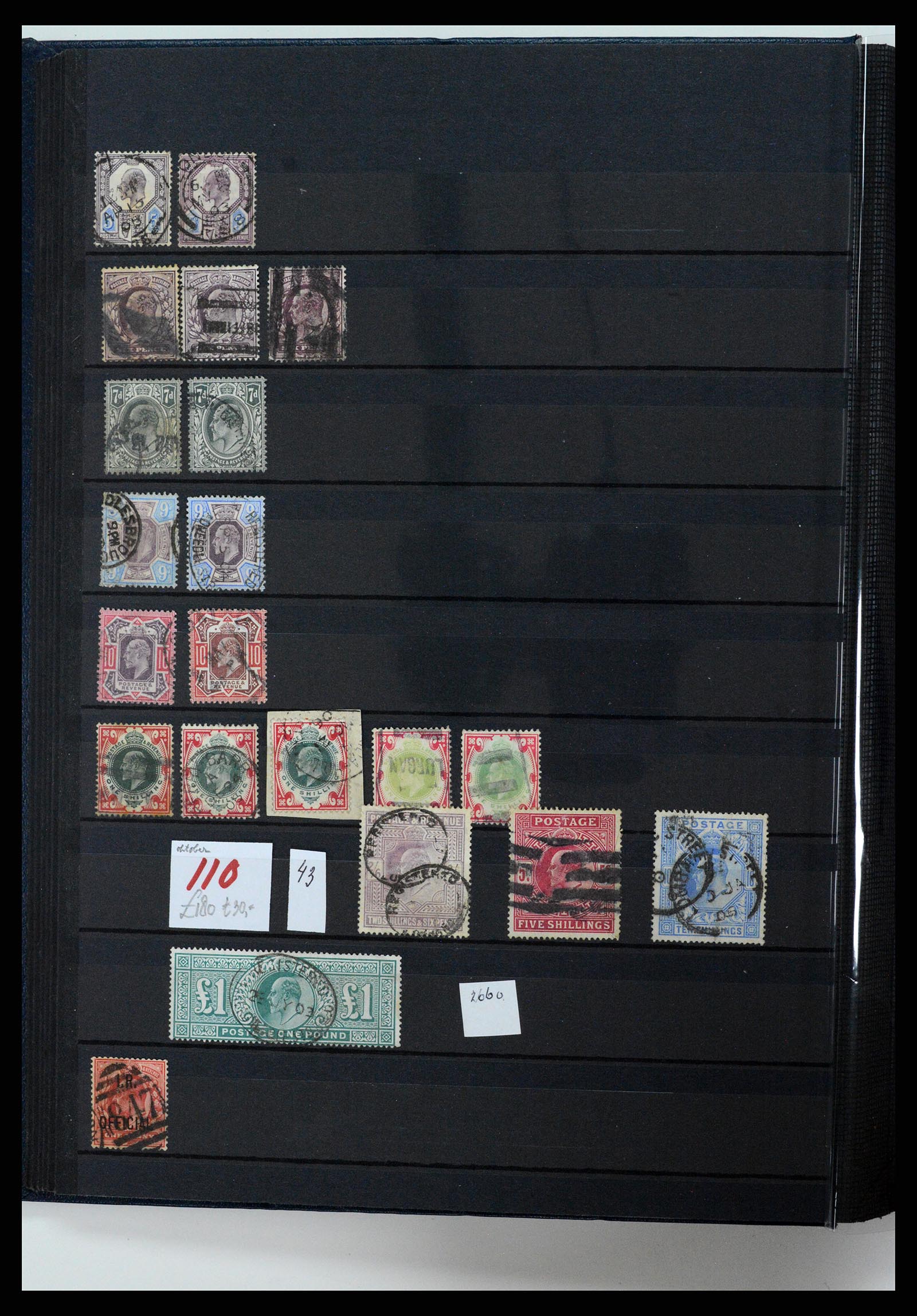 37471 012 - Postzegelverzameling 37471 Engeland 1840-1948.