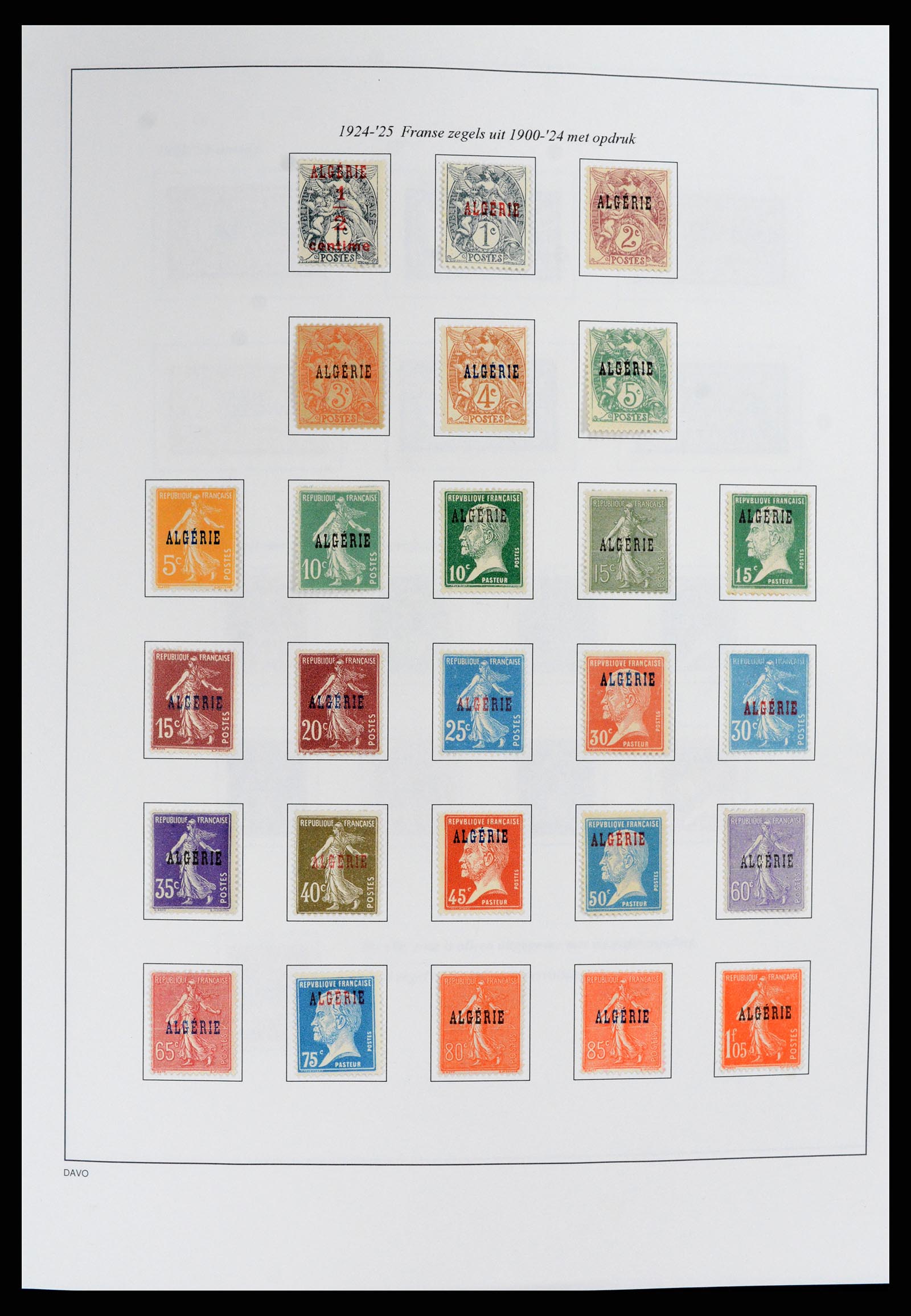 37472 007 - Stamp collection 37472 Algeria specialised collection 1849(!)-1958.