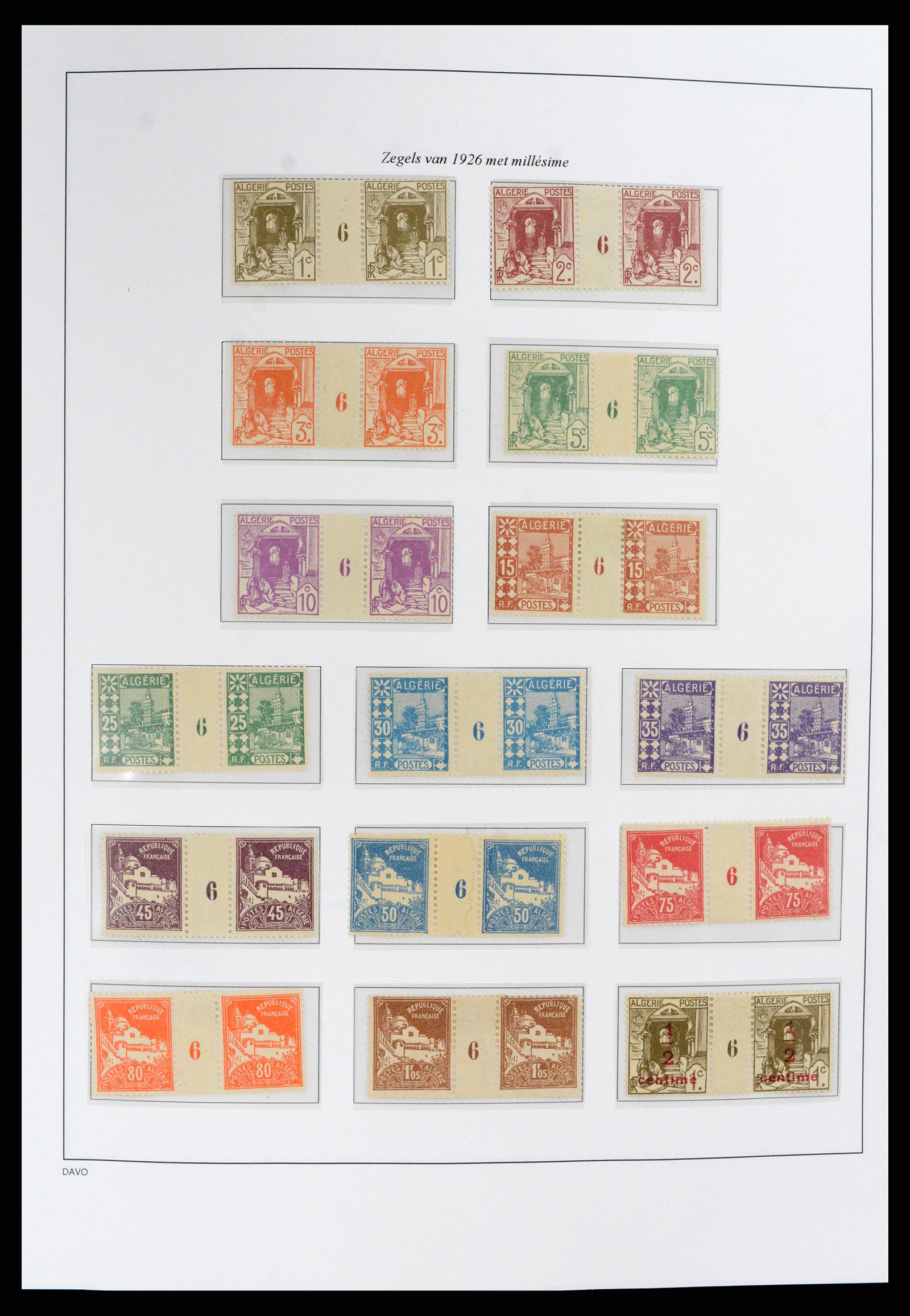 37472 010 - Stamp collection 37472 Algeria specialised collection 1849(!)-1958.