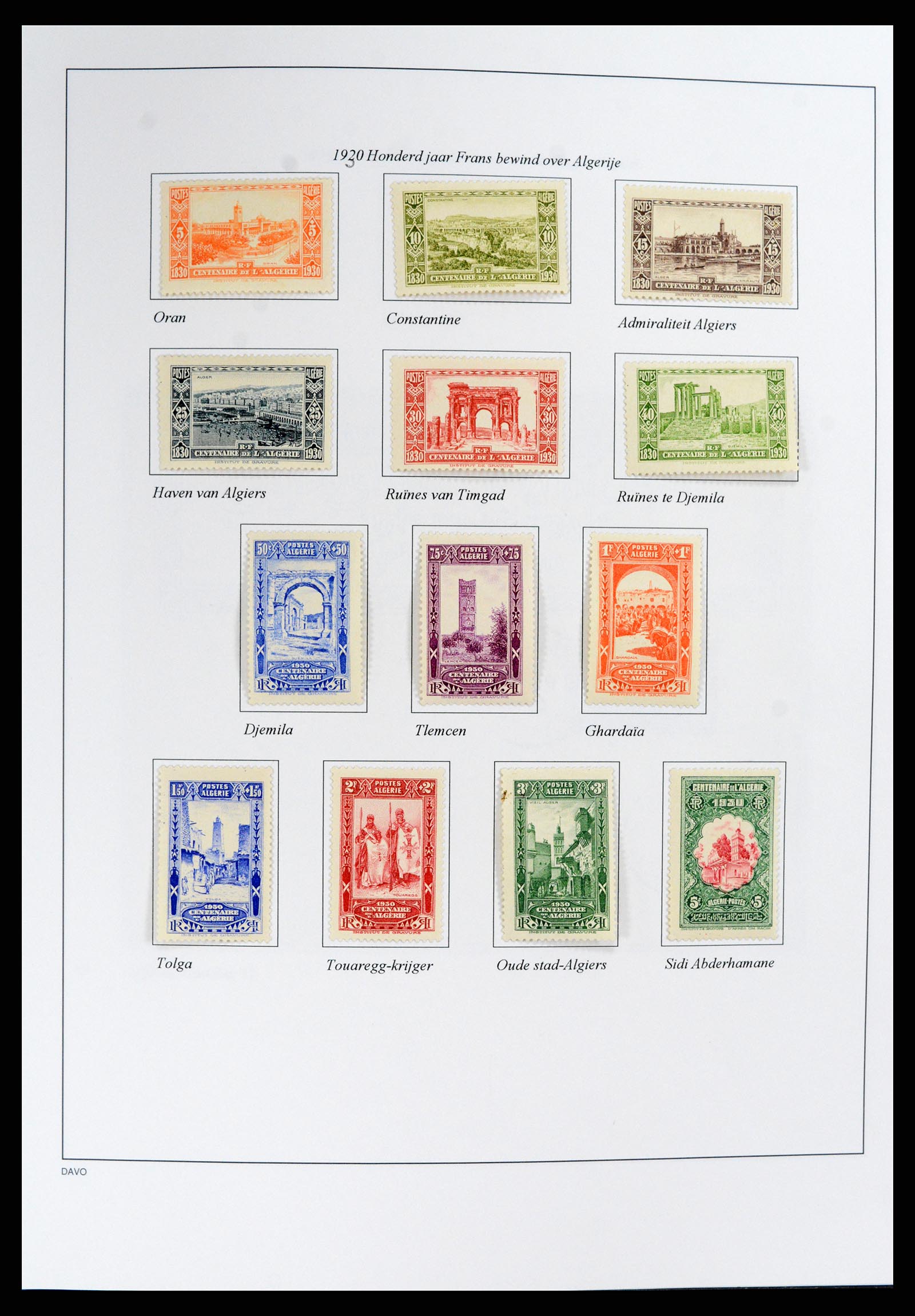 37472 015 - Stamp collection 37472 Algeria specialised collection 1849(!)-1958.