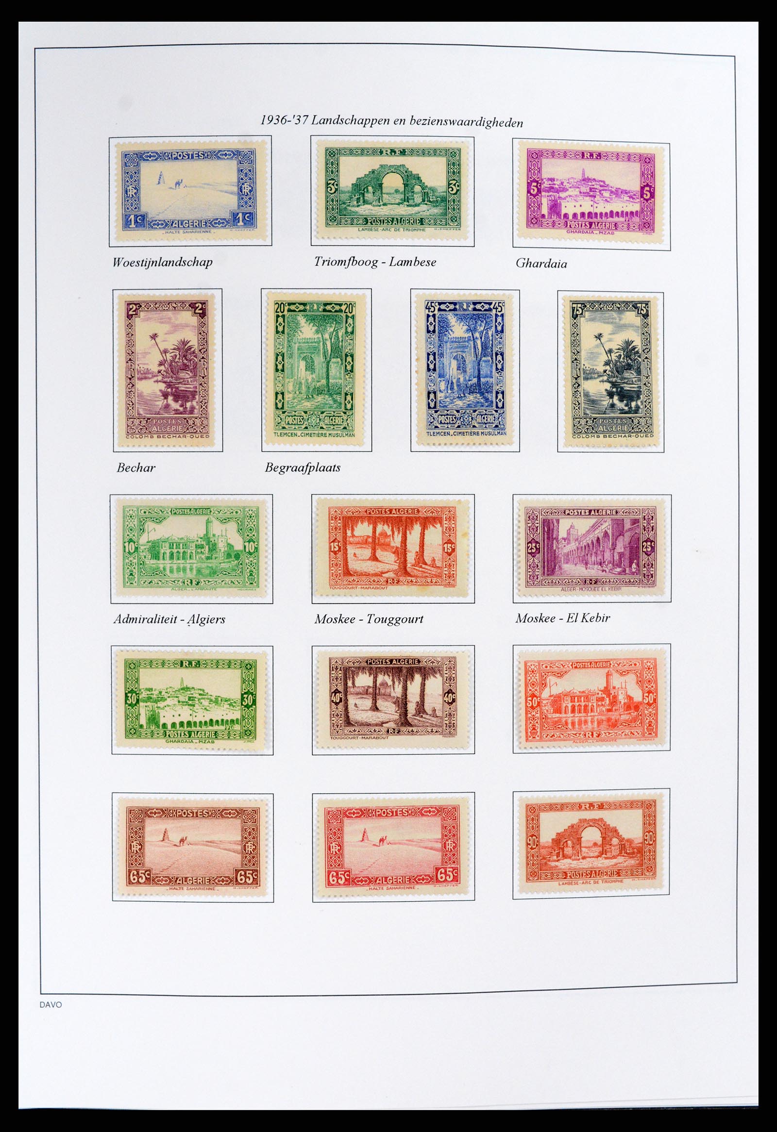 37472 019 - Stamp collection 37472 Algeria specialised collection 1849(!)-1958.