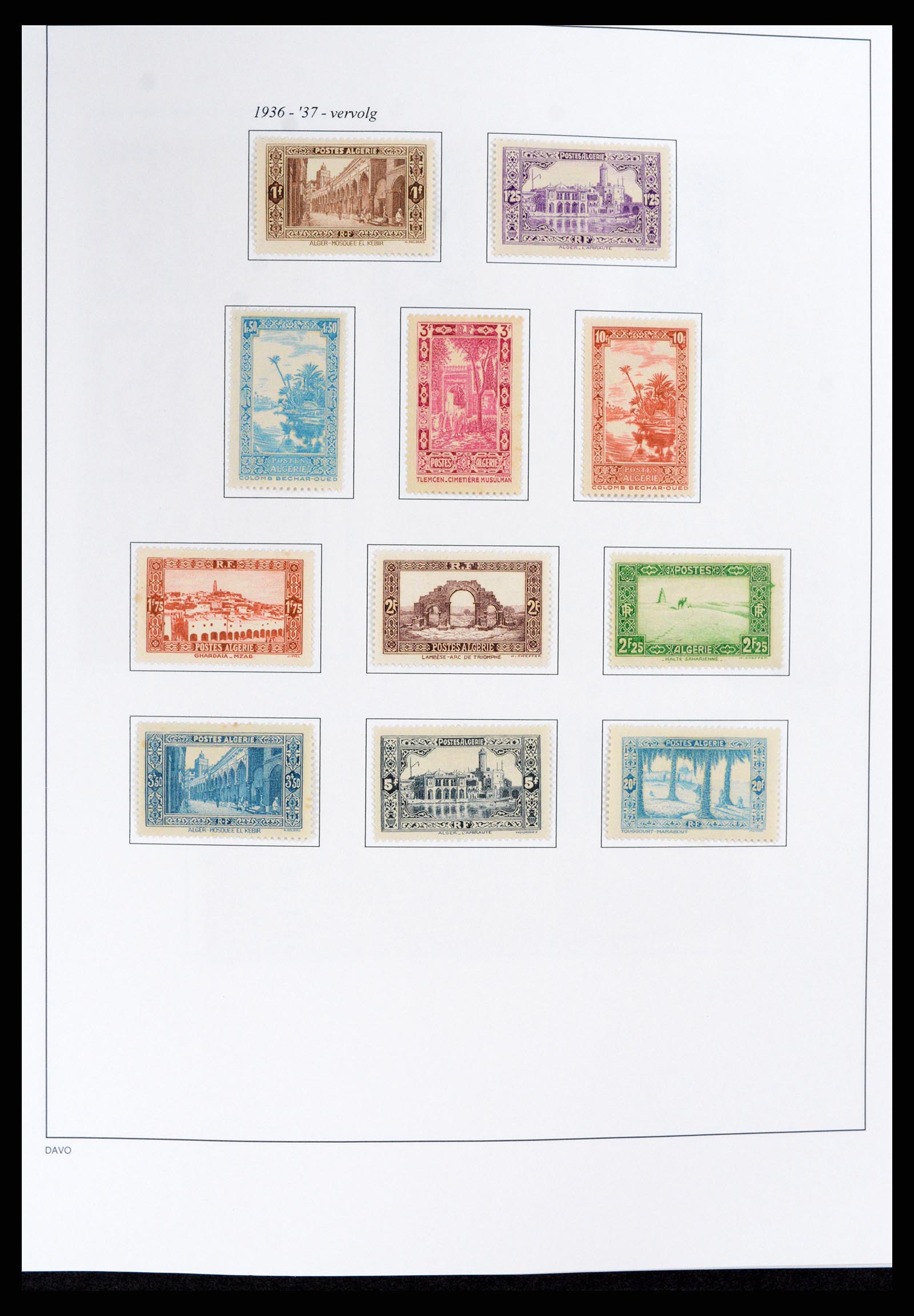 37472 020 - Stamp collection 37472 Algeria specialised collection 1849(!)-1958.